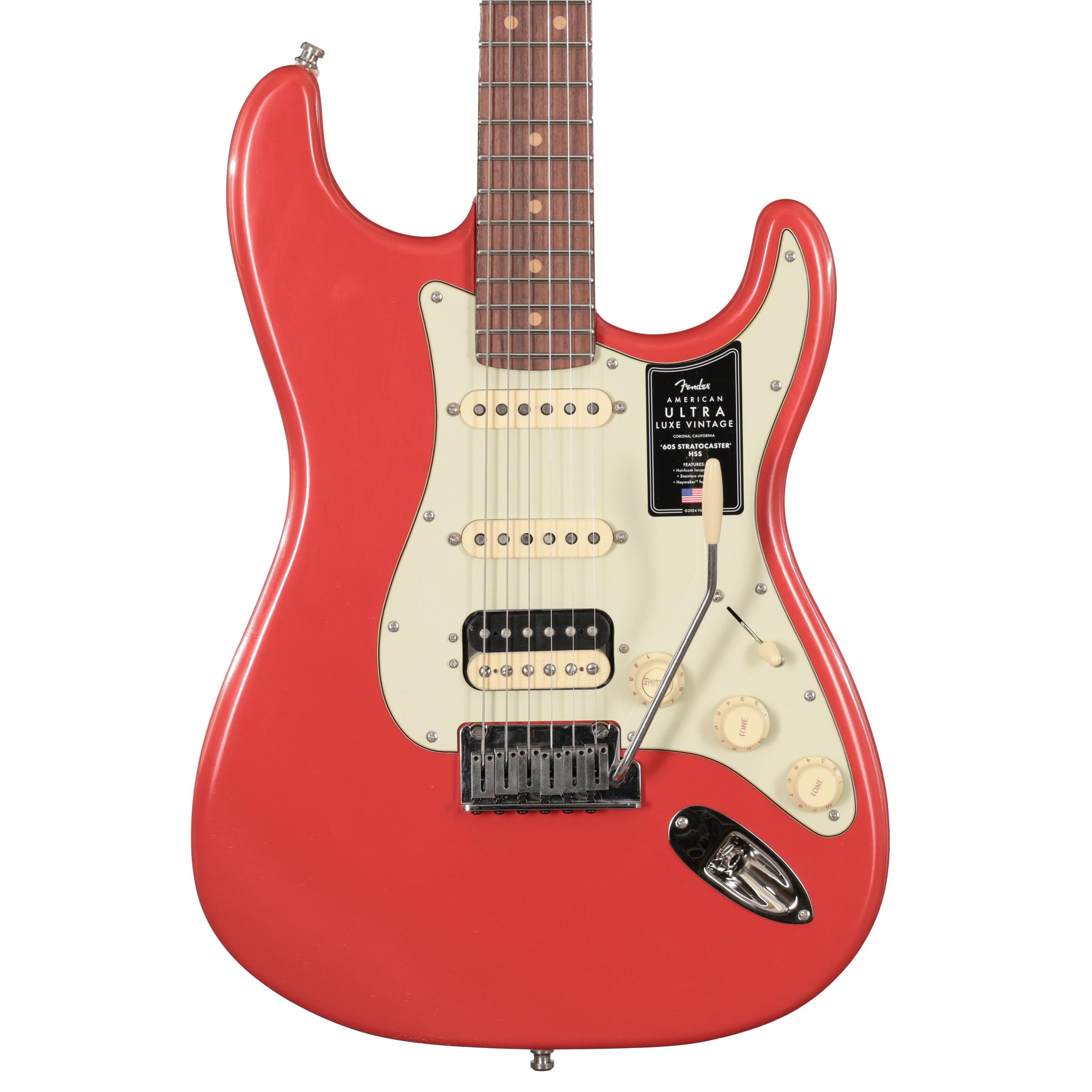 Fender American Ultra Luxe Vintage '60s Stratocaster HSS in Fiesta Red Fender American Ultra Luxe Vintage '60s Stratocaster HSS in Fiesta Red