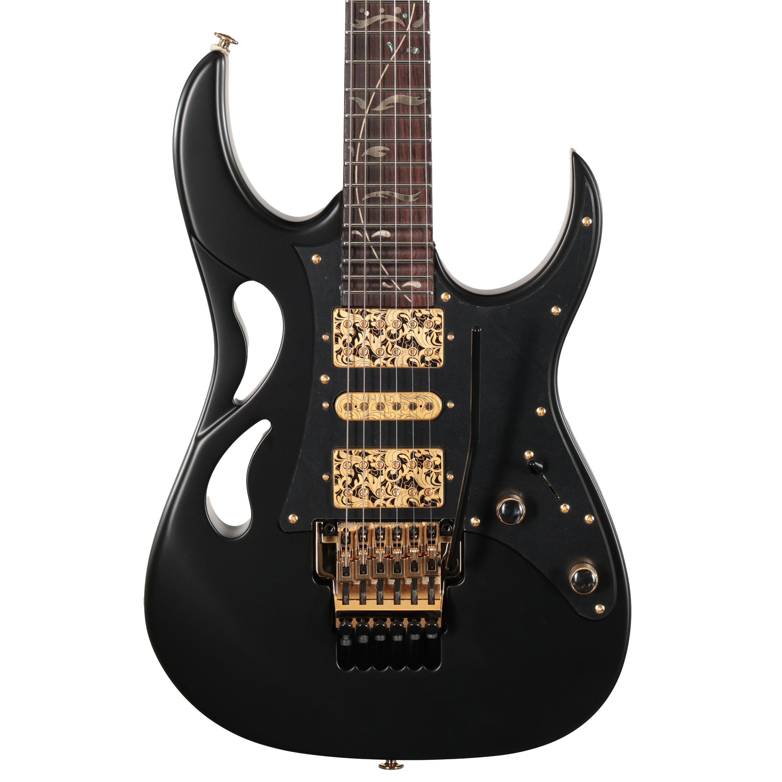 Ibanez Steve Vai Signature PIA Electric Guitar in Onyx Black
