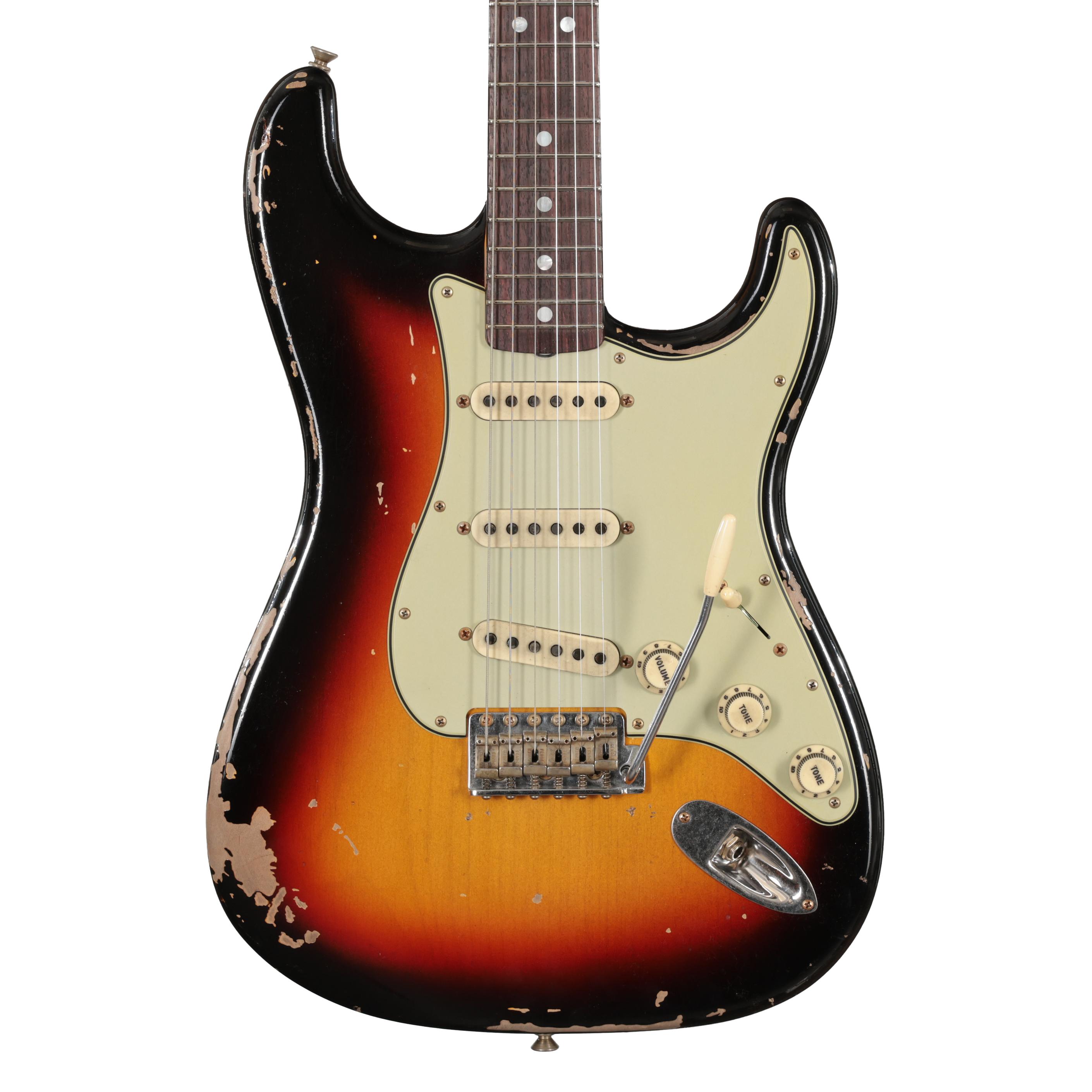 Fender Custom Shop Artist Collection Michael Landau 1968 Stratocaster in Bleached Three Colour Sunburst Fender Custom Shop Artist Collection Michael Landau 1968 Stratocaster in Bleached Three Colour Sunburst