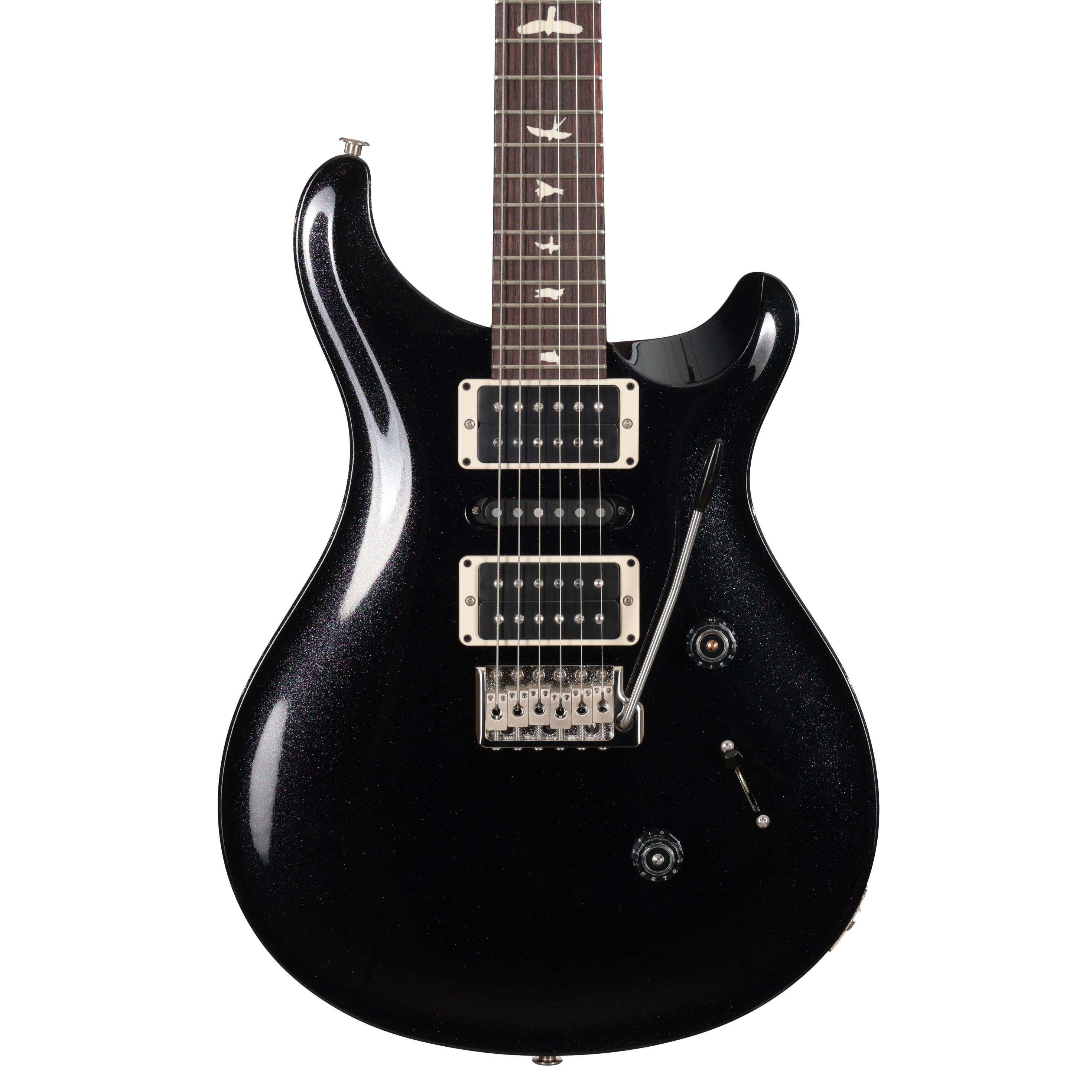 PRS Limited Edition CE 24 Special Electric Guitar in Black Sparkle Custom Colour with Blackout Neck