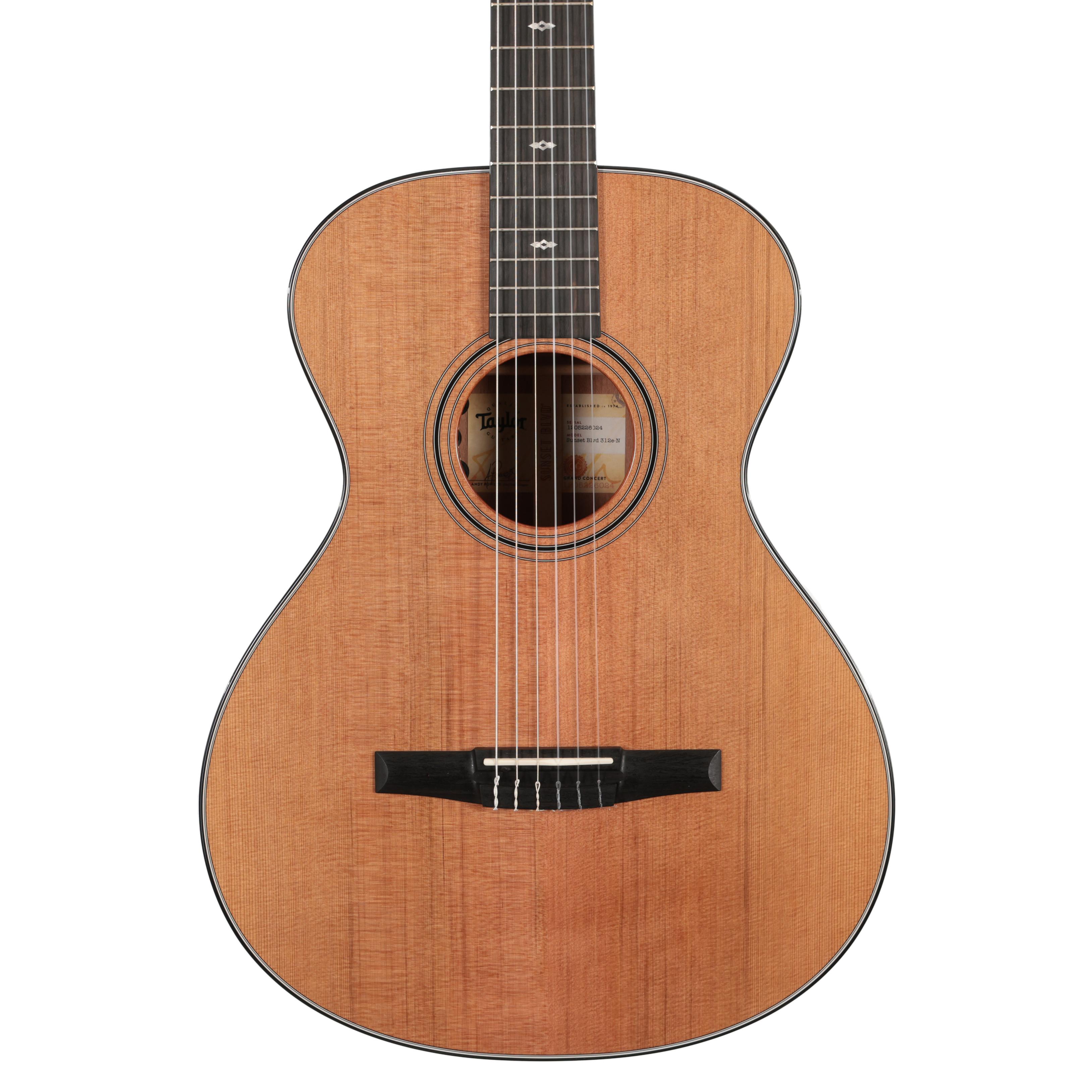 Taylor Sunset Blvd 312e-N Nylon Electro Acoustic with Cedar Top