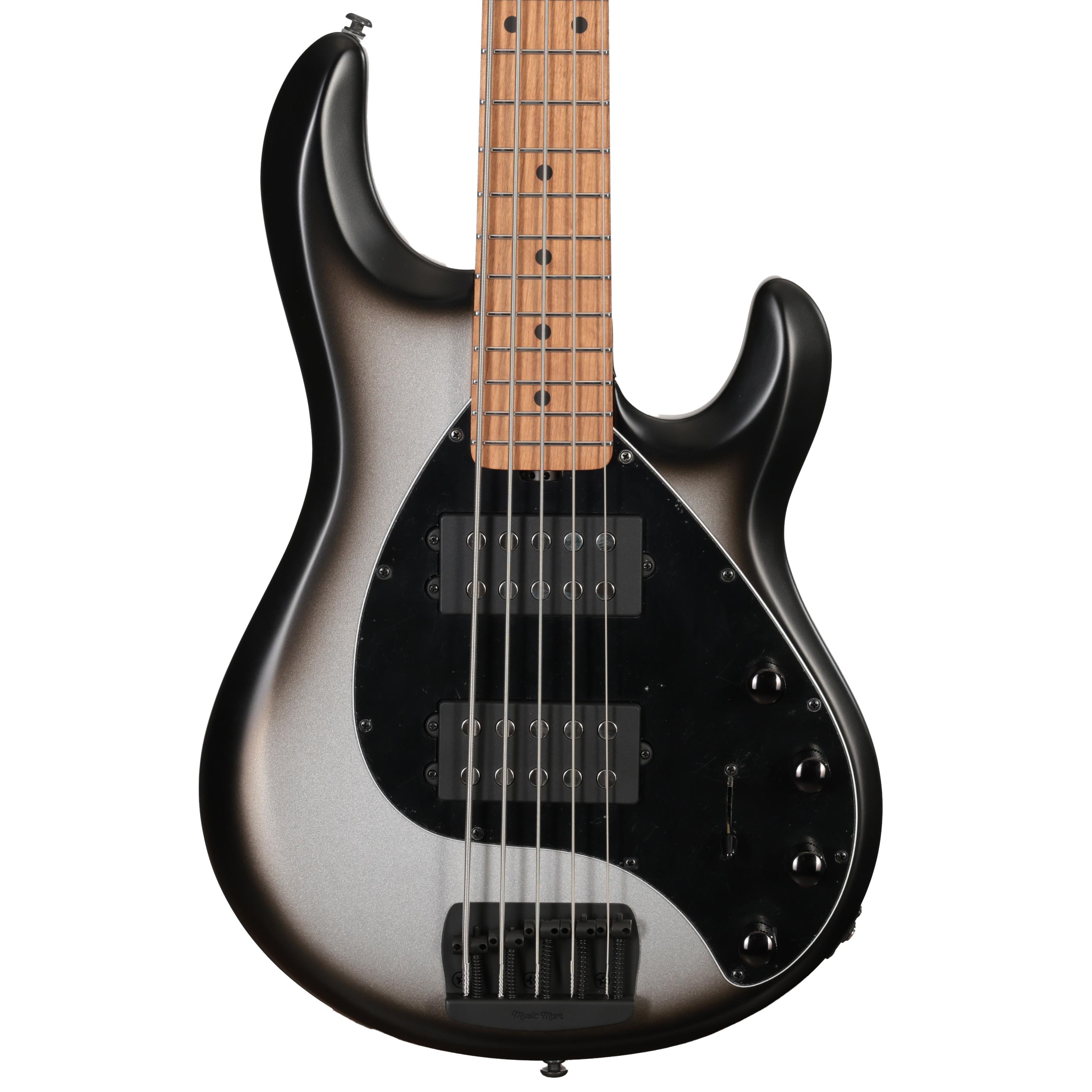 Music Man StingRay Special 5 HH Bass Guitar in Black Rock Music Man StingRay Special 5 HH Bass Guitar in Black Rock