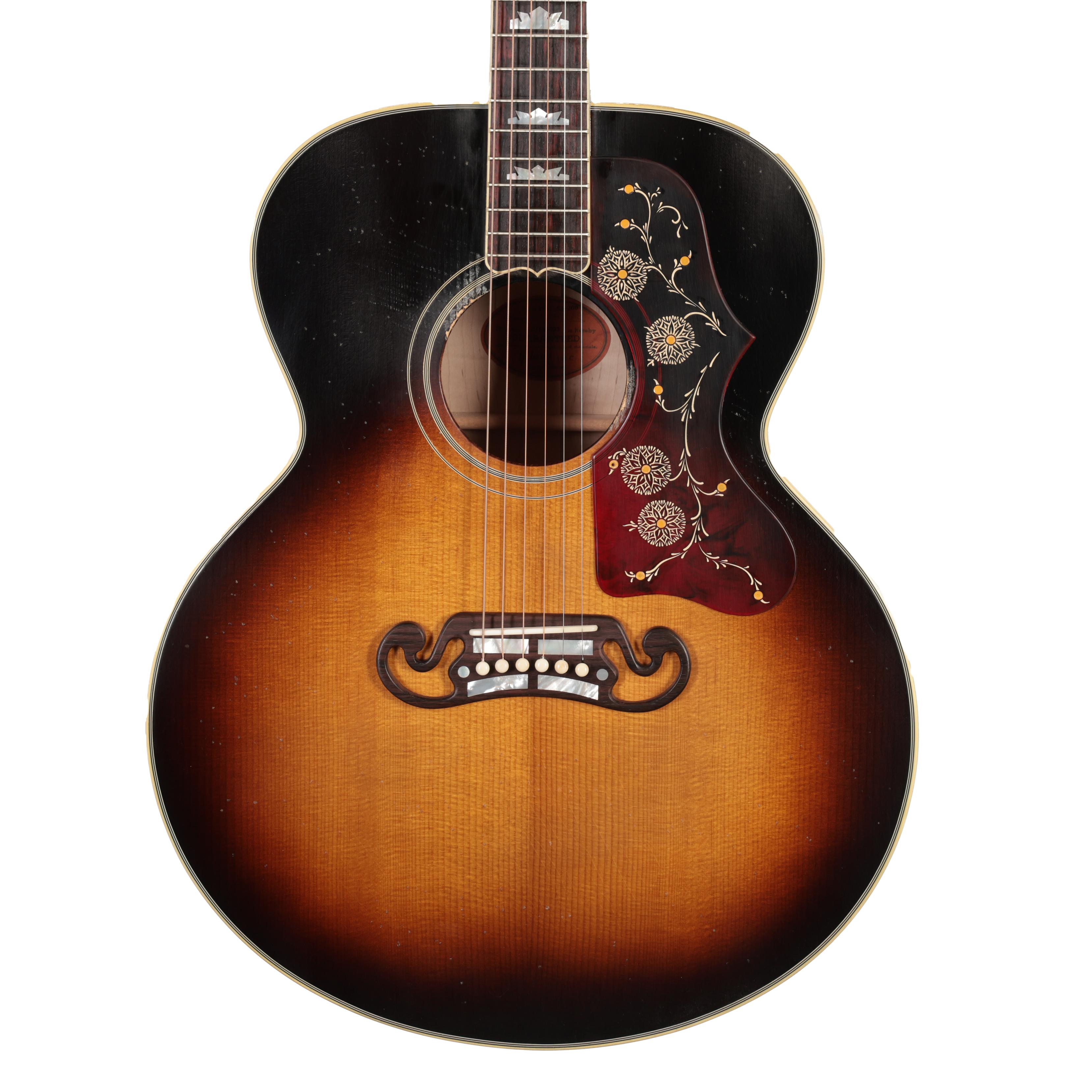 Gibson Custom Shop Murphy Lab 1957 SJ-200 Light Aged Acoustic Guitar in Vintage Sunburst