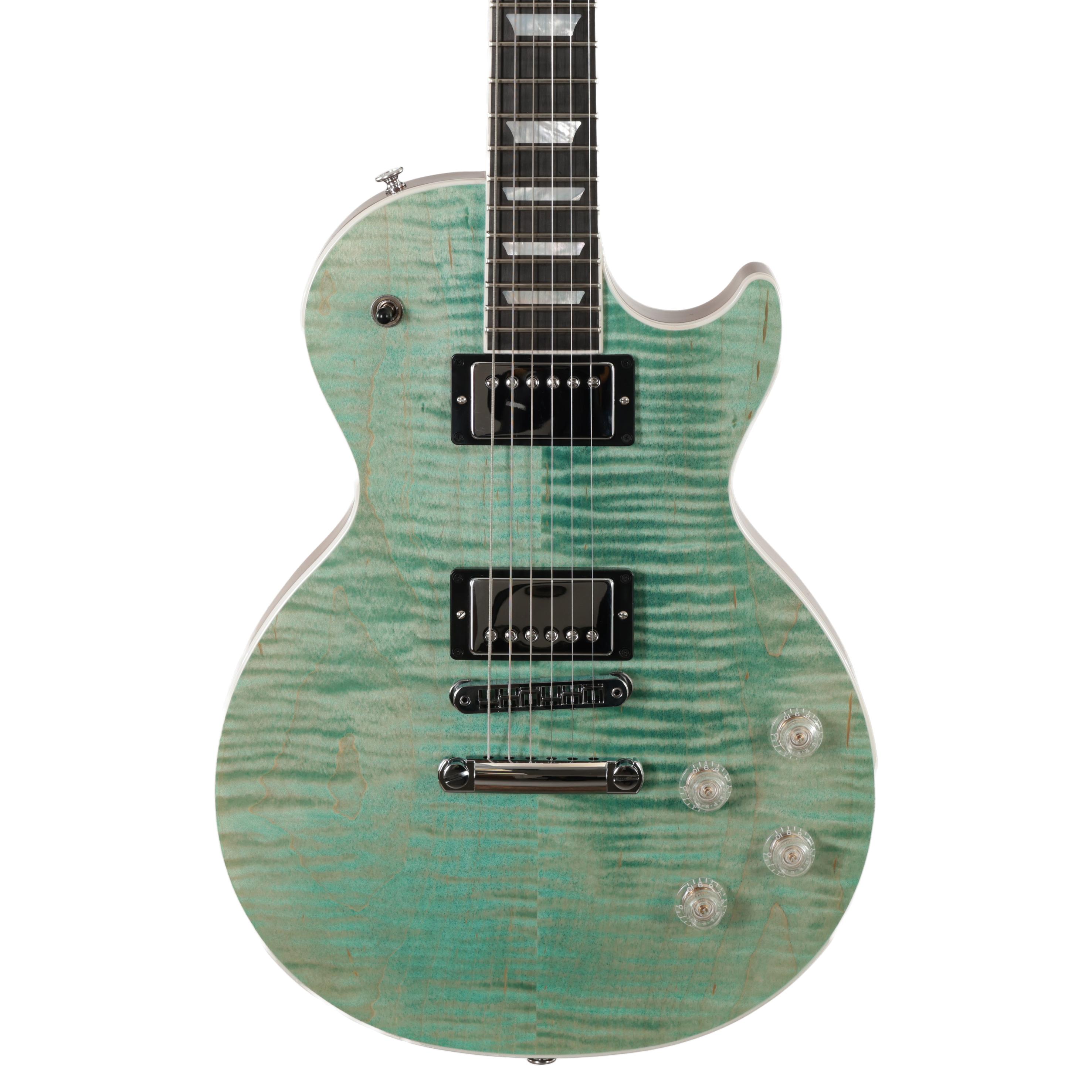 Gibson Les Paul Modern Electric Guitar with Figured Maple Top in Seafoam Green Gibson Les Paul Modern Electric Guitar with Figured Maple Top in Seafoam Green