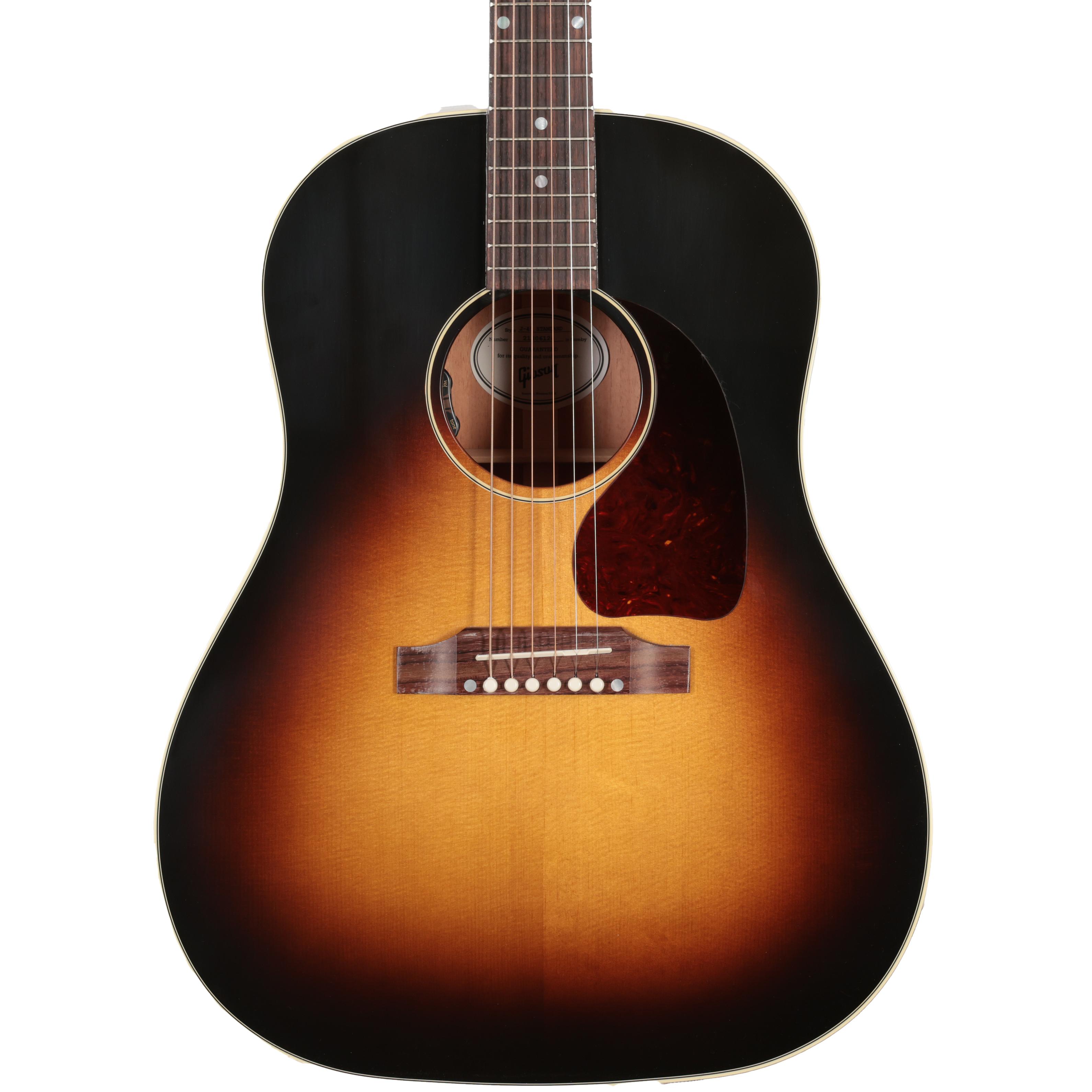 Gibson J-45 Standard Electro Acoustic Guitar with Baggs HiFi DNA in Vintage Sunburst