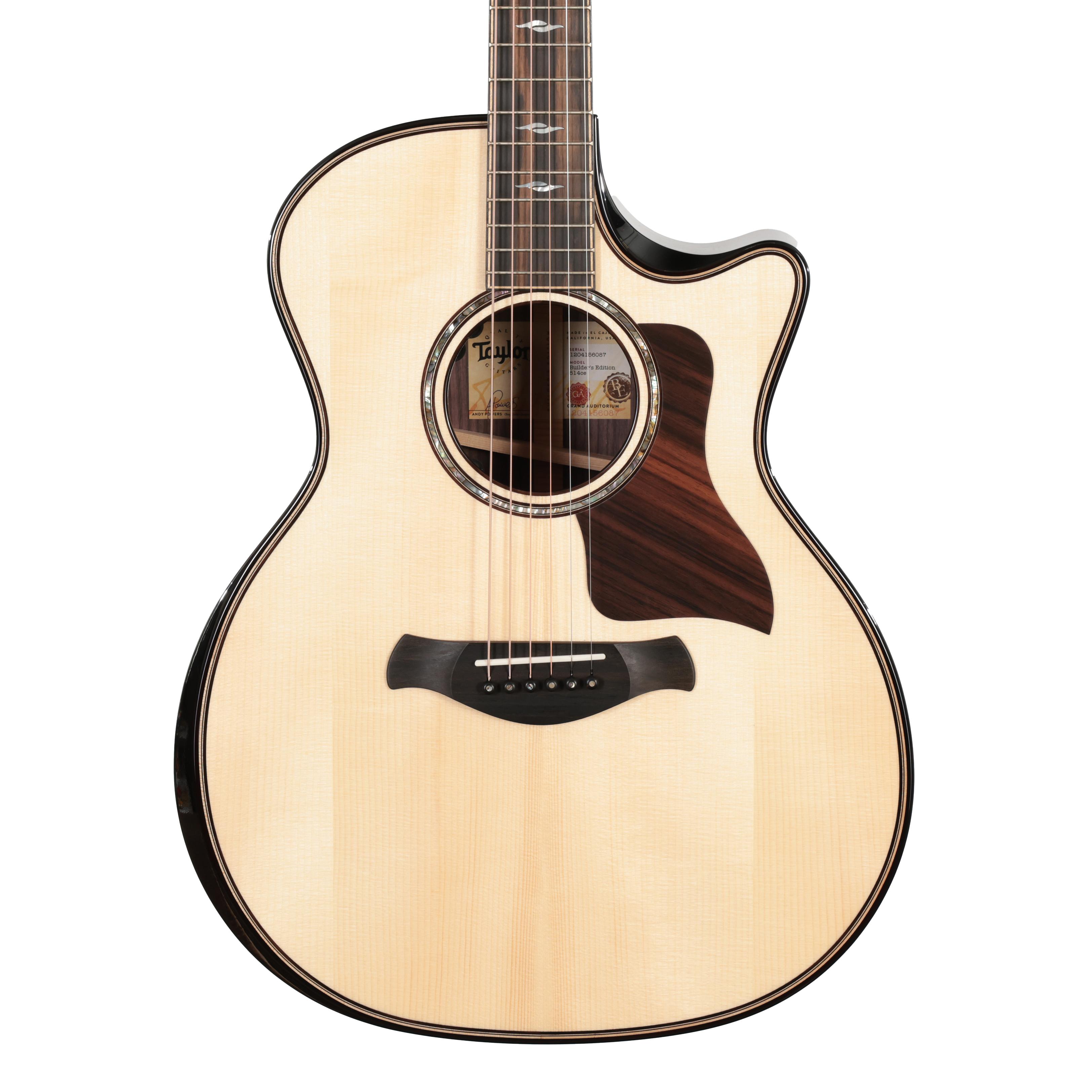 Taylor Next Generation Builders Edition 814ce Grand Auditorium Cutaway Electro Acoustic Guitar Taylor Next Generation Builders Edition 814ce Grand Auditorium Cutaway Electro Acoustic Guitar