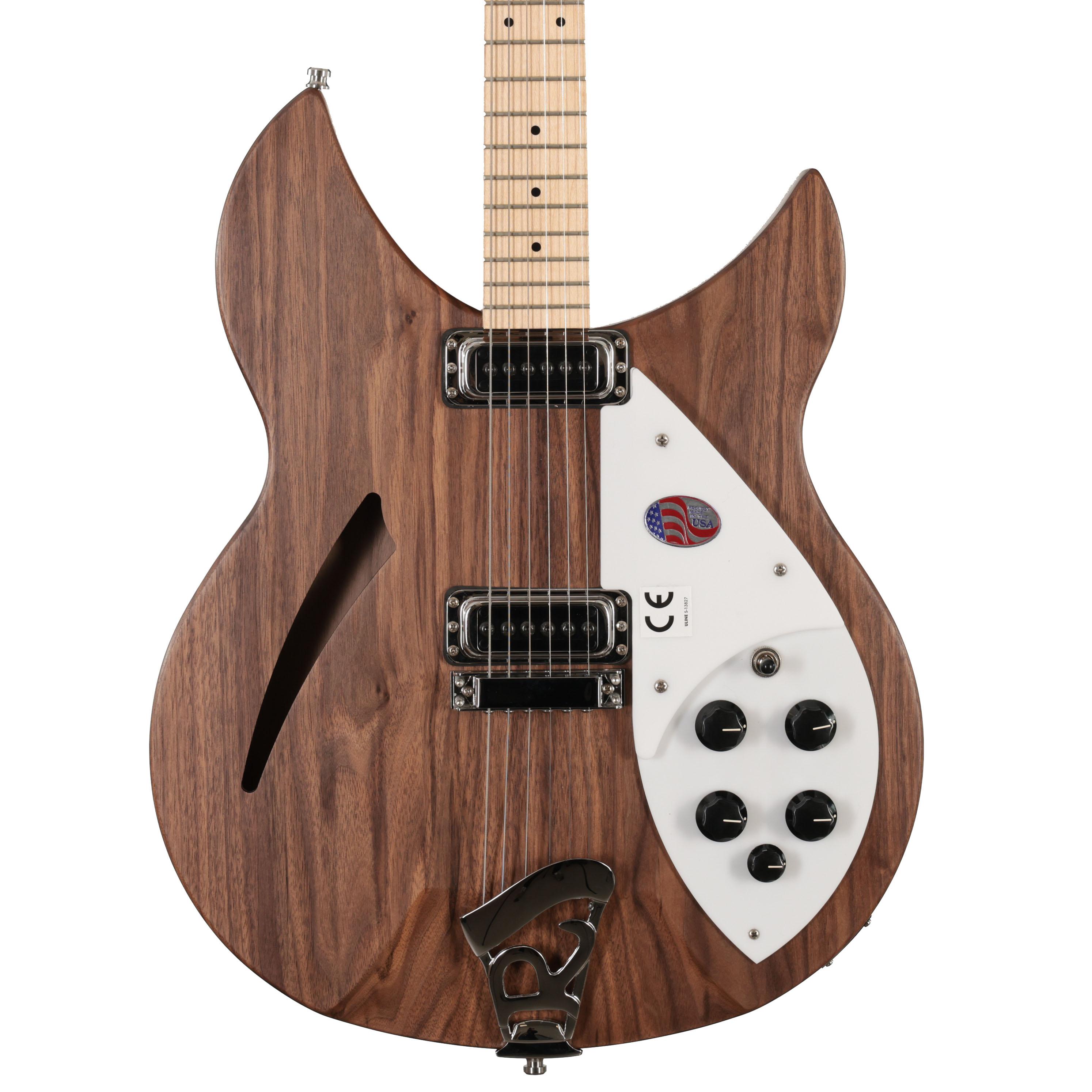 Rickenbacker 330 6-String Semi-Acoustic Electric Guitar in Walnut