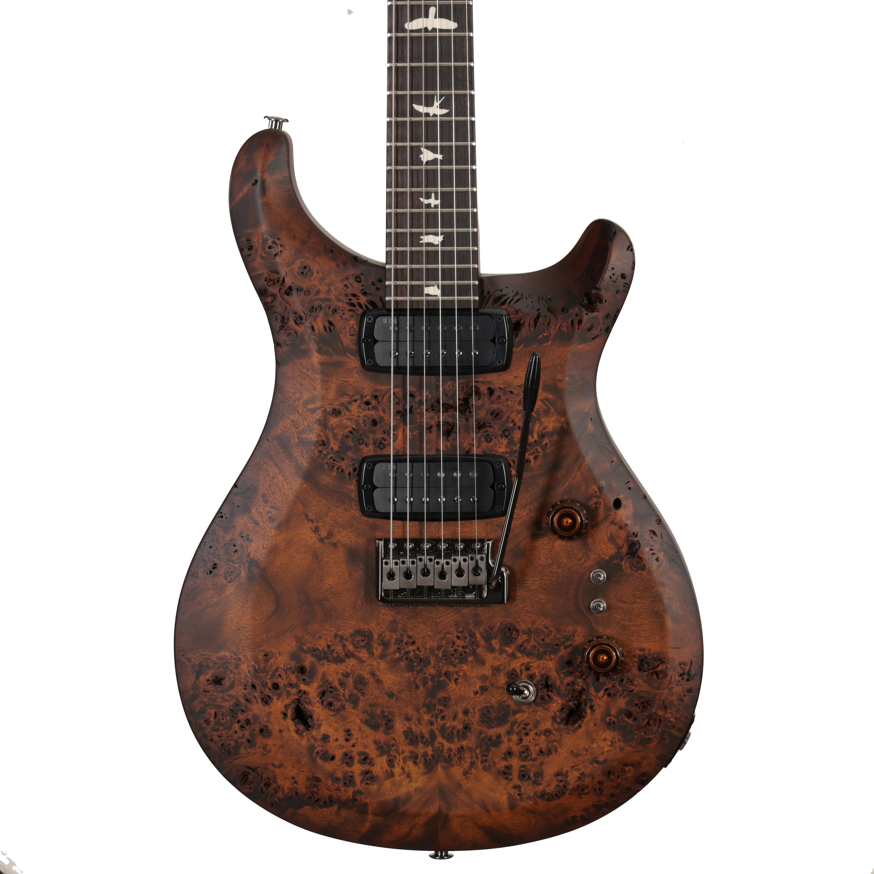 PRS S2 Custom 24-08 Electric Guitar in Poplar Burl Black Gold Burst