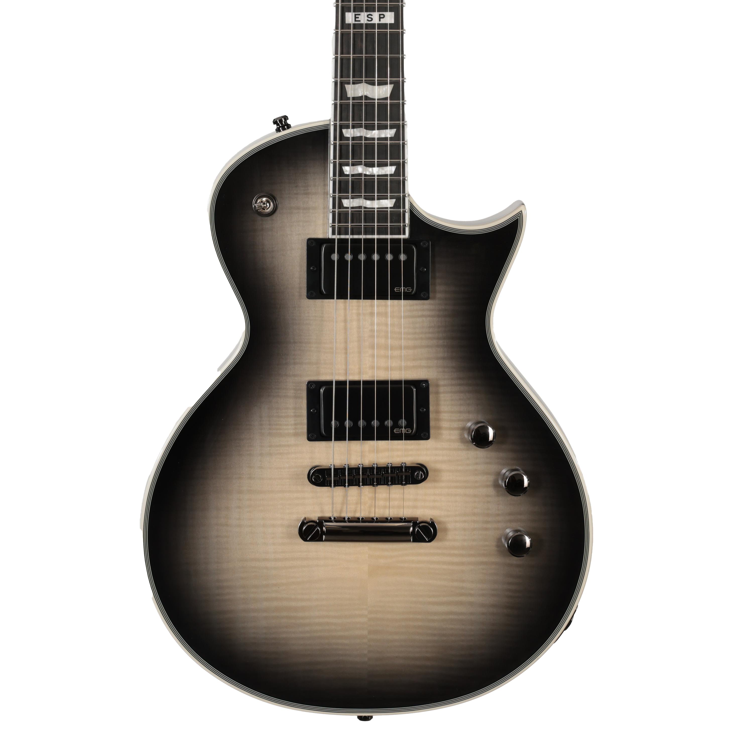 ESP E-II Eclipse Full Thickness Electric Guitar in Black Natural Burst