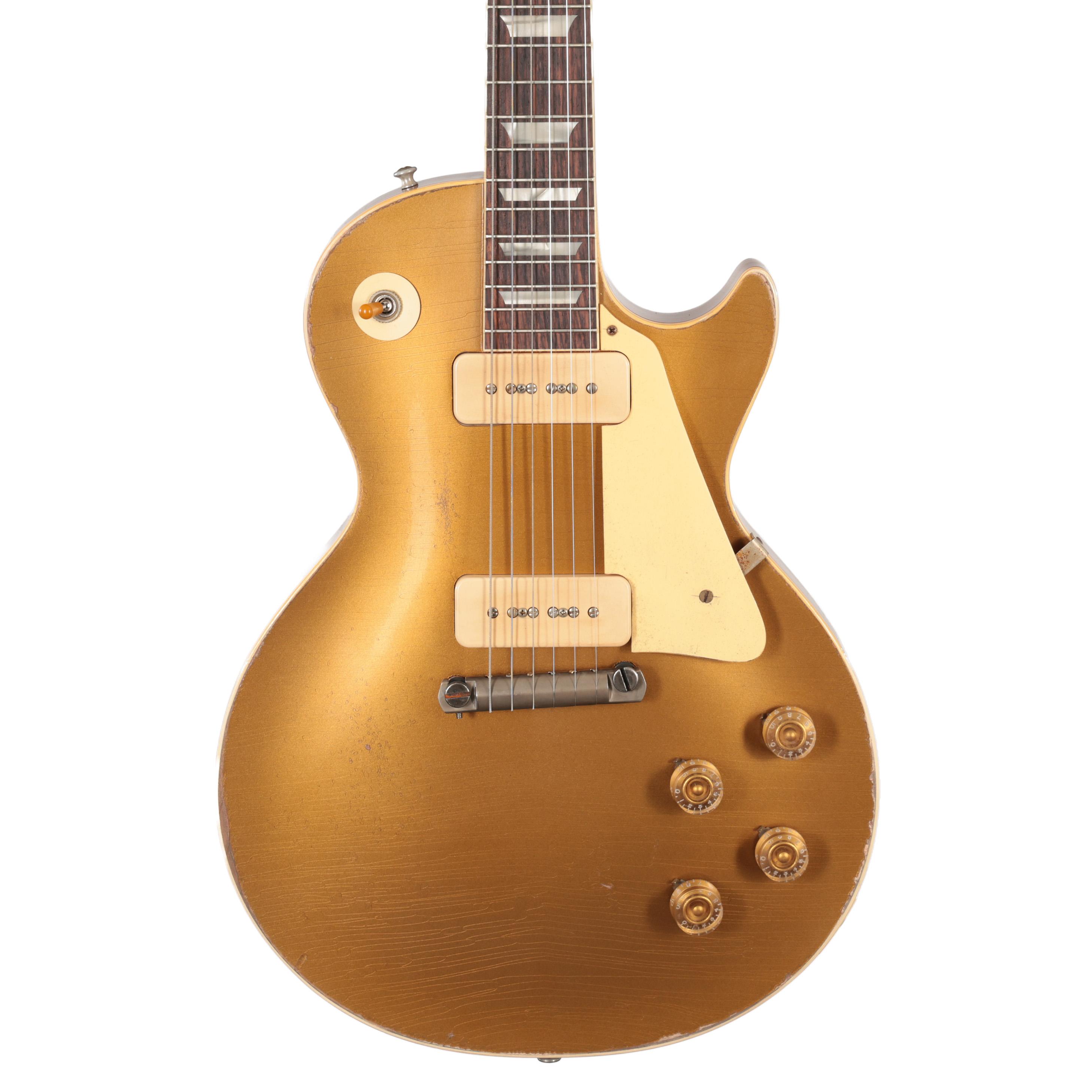 Gibson Custom Shop Murphy Lab 1954 Les Paul Goldtop Reissue Heavy Aged Electric Guitar in Double Gold Gibson Custom Shop Murphy Lab 1954 Les Paul Goldtop Reissue Heavy Aged Electric Guitar in Double Gold
