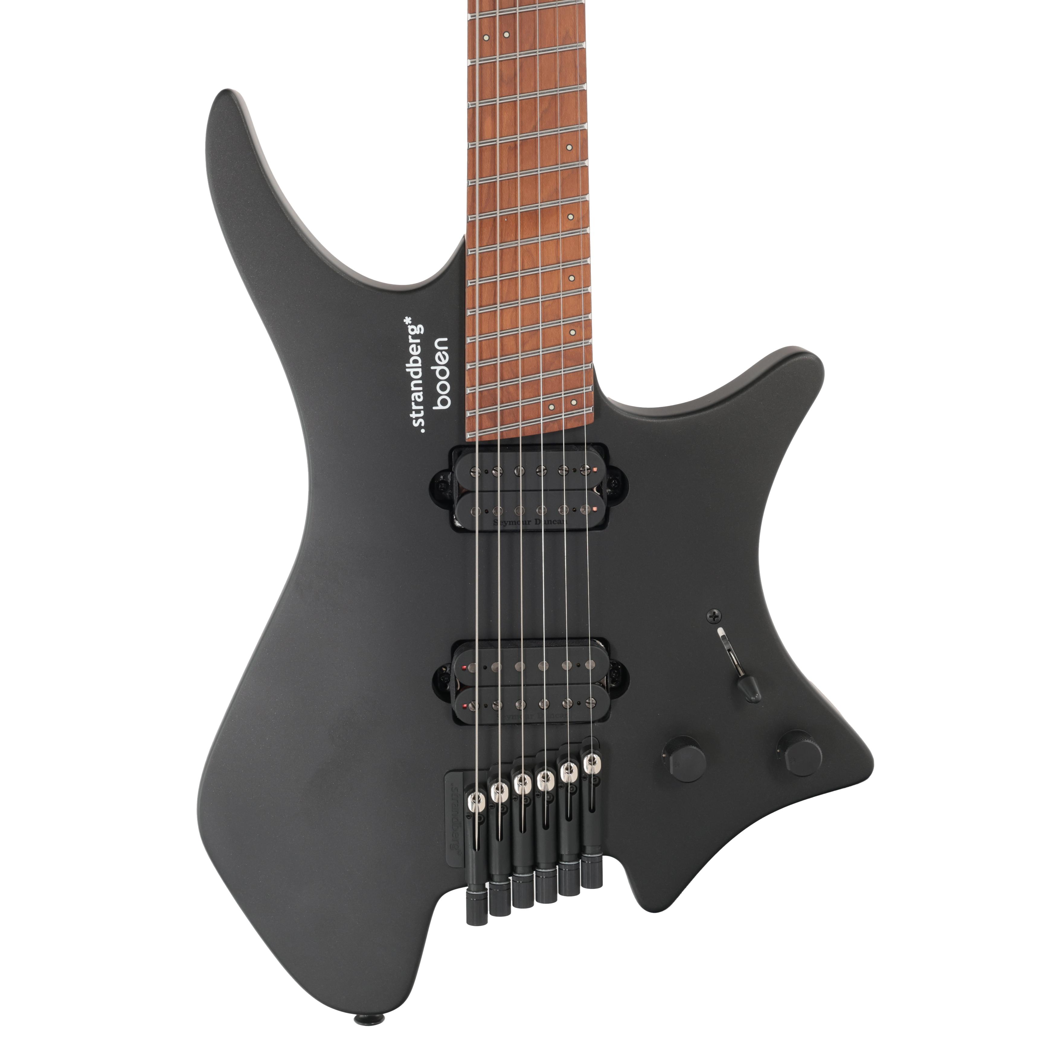 Strandberg Boden Standard N2 6-String Electric Guitar in Black Satin Metallic