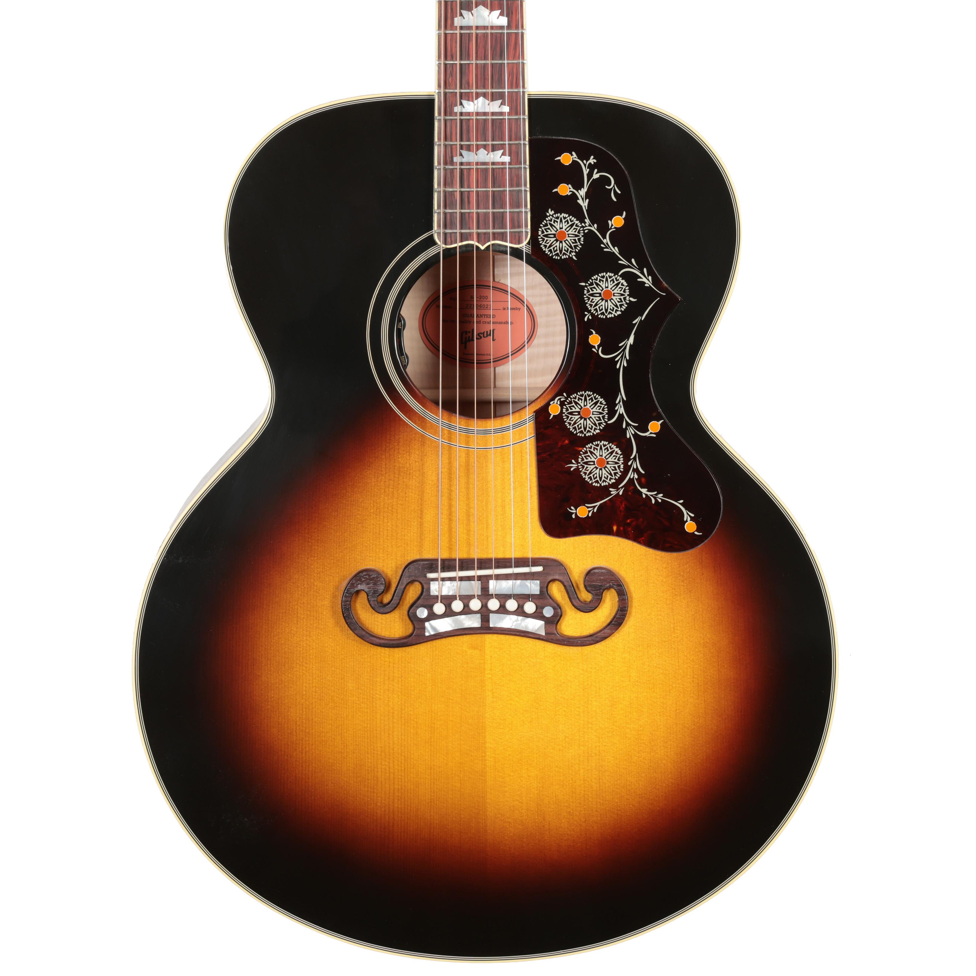 Gibson SJ-200 Original Electro Acoustic Guitar with Baggs HiFi DNA in Vintage Sunburst Gibson SJ-200 Original Electro Acoustic Guitar with Baggs HiFi DNA in Vintage Sunburst