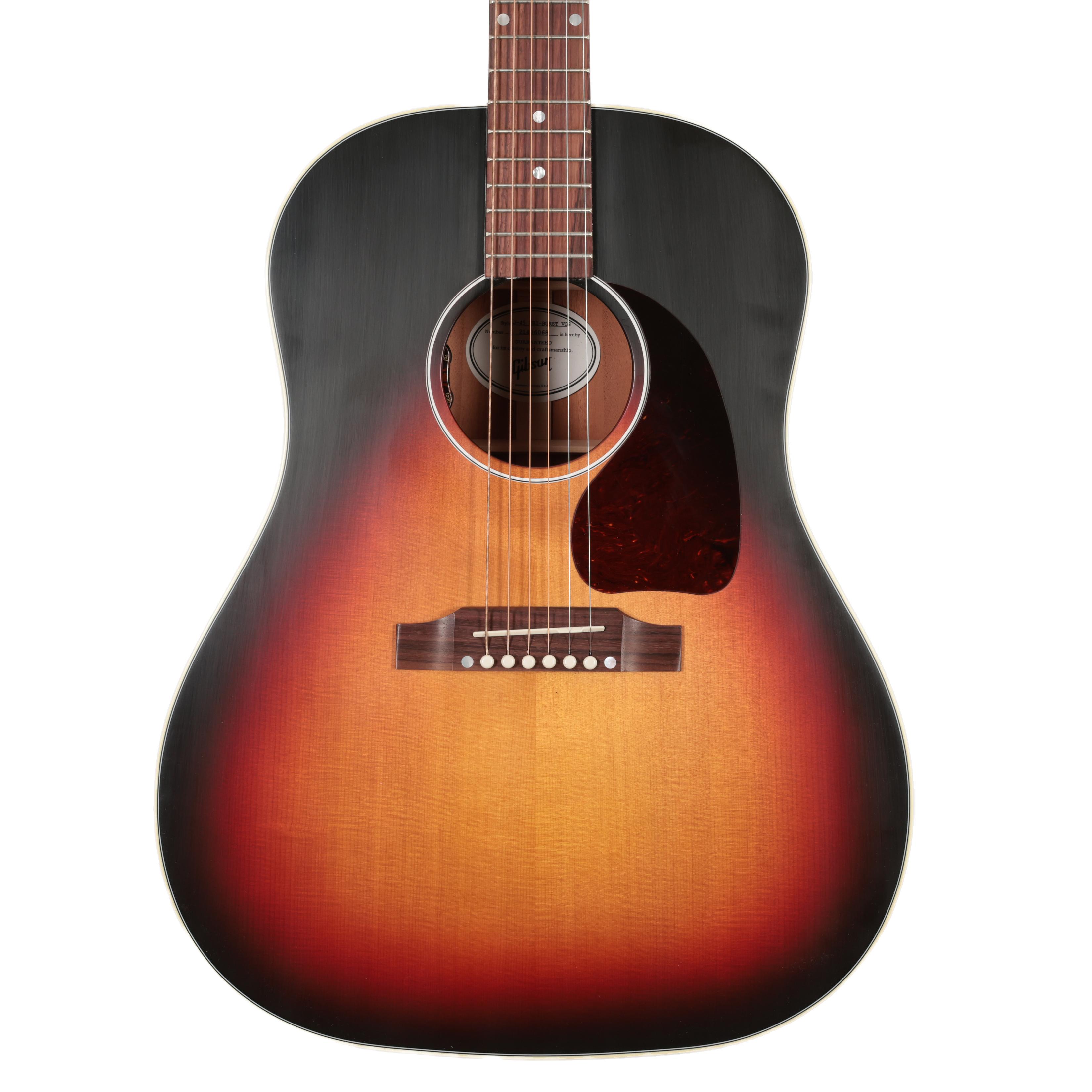 Gibson J-45 Standard Electro Acoustic Guitar in Tri-Burst VOS Gibson J-45 Standard Electro Acoustic Guitar in Tri-Burst VOS
