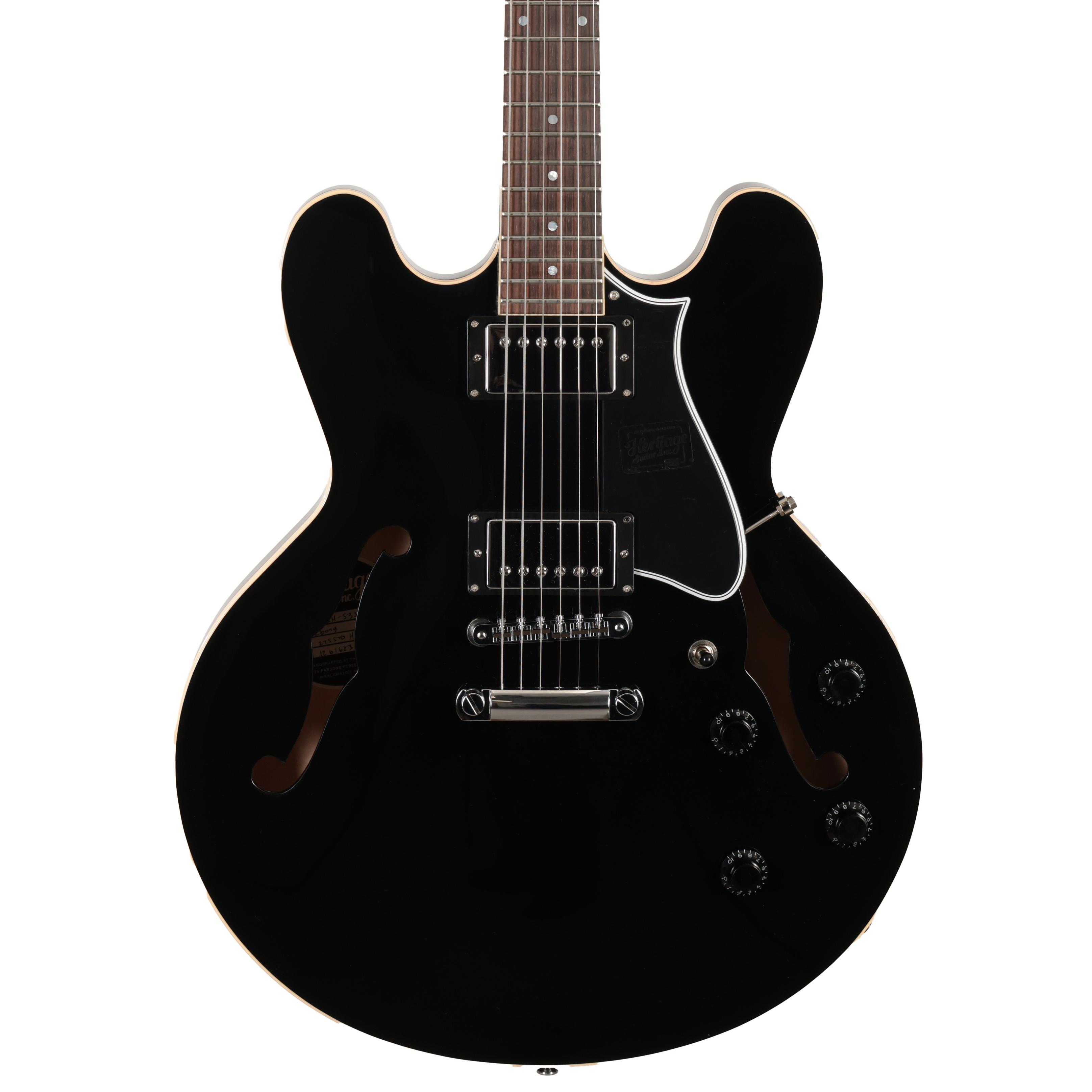 Heritage Standard II Collection H-535 Semi-Hollow Electric Guitar in Ebony Heritage Standard II Collection H-535 Semi-Hollow Electric Guitar in Ebony
