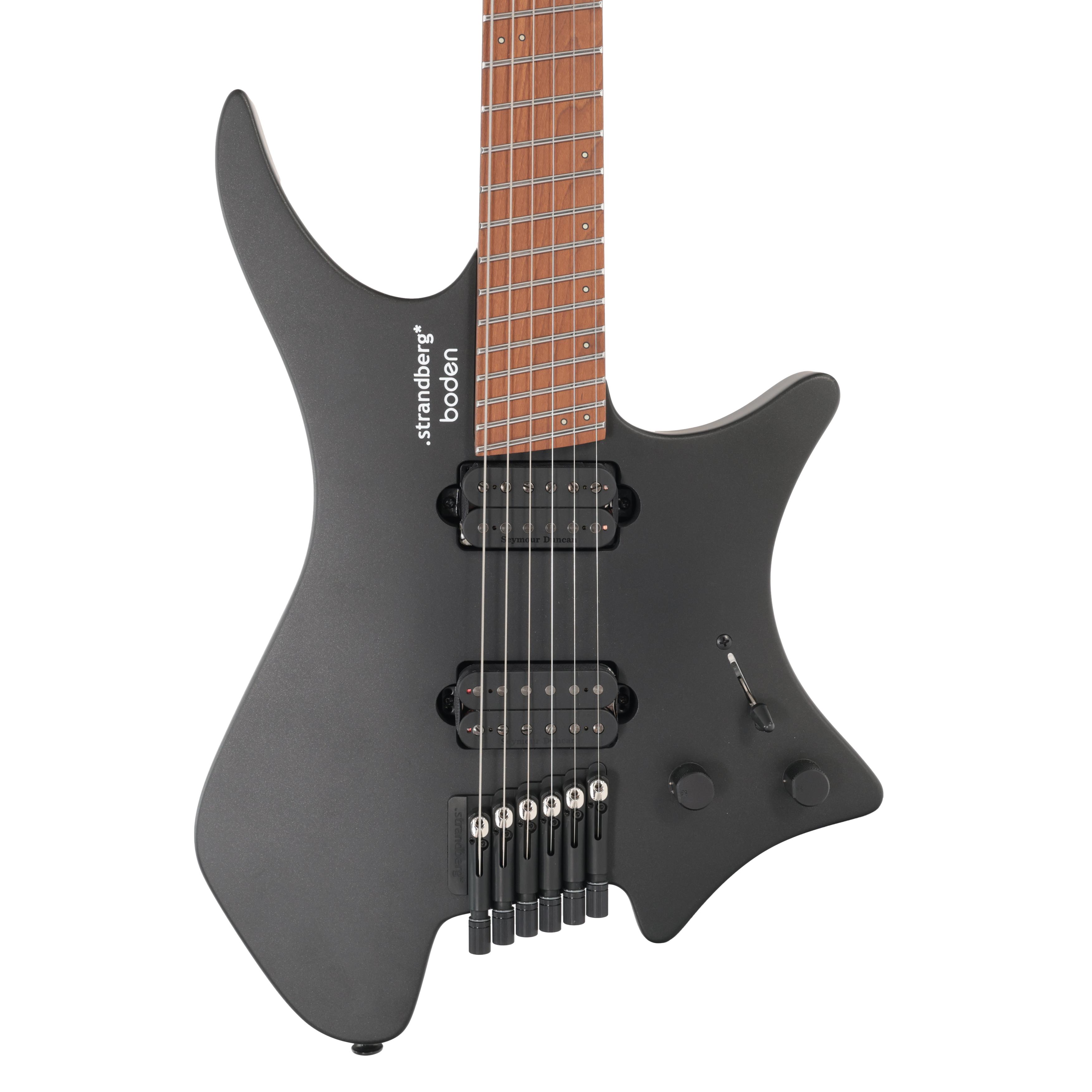 Strandberg Boden Standard N2 6-String Electric Guitar in Black Satin Metallic Strandberg Boden Standard N2 6-String Electric Guitar in Black Satin Metallic