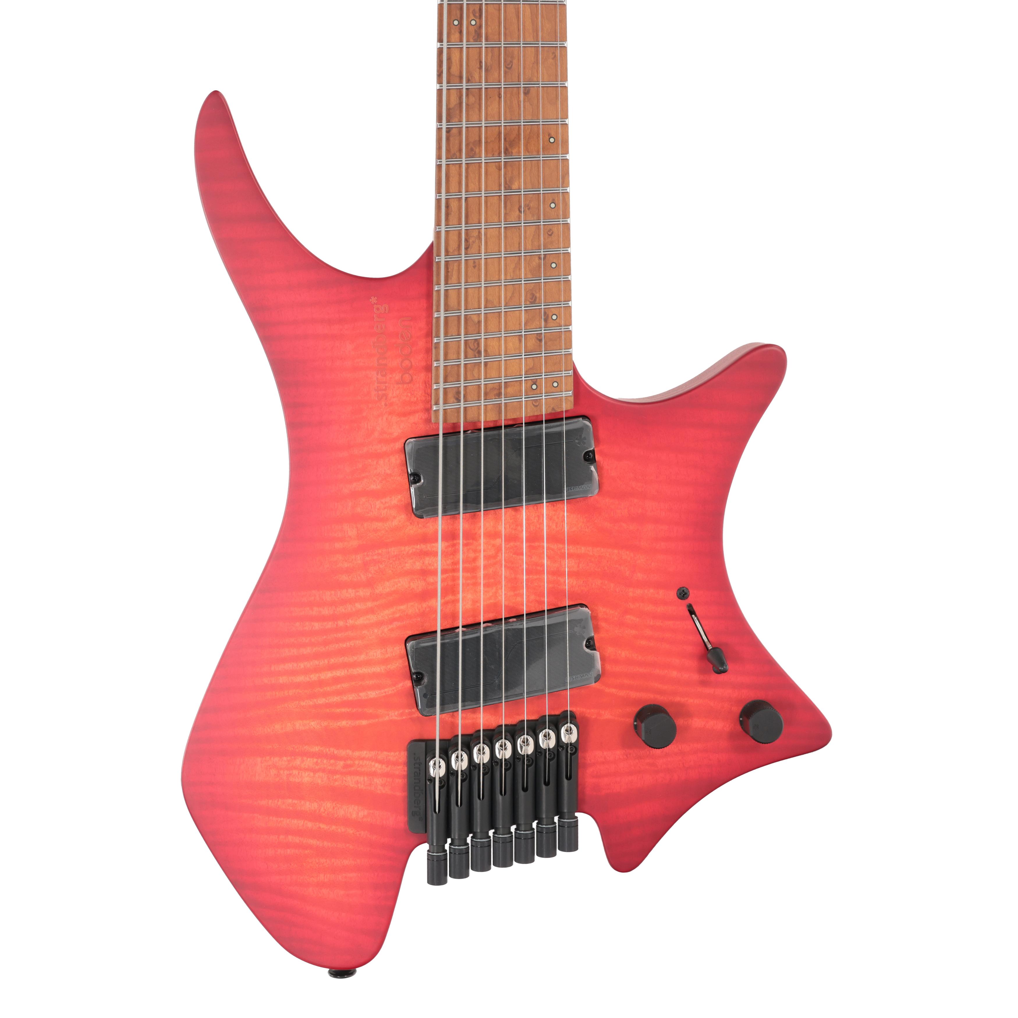 Strandberg Boden Original N2 7-String Electric Guitar in Sunset Coral Burst Satin Strandberg Boden Original N2 7-String Electric Guitar in Sunset Coral Burst Satin