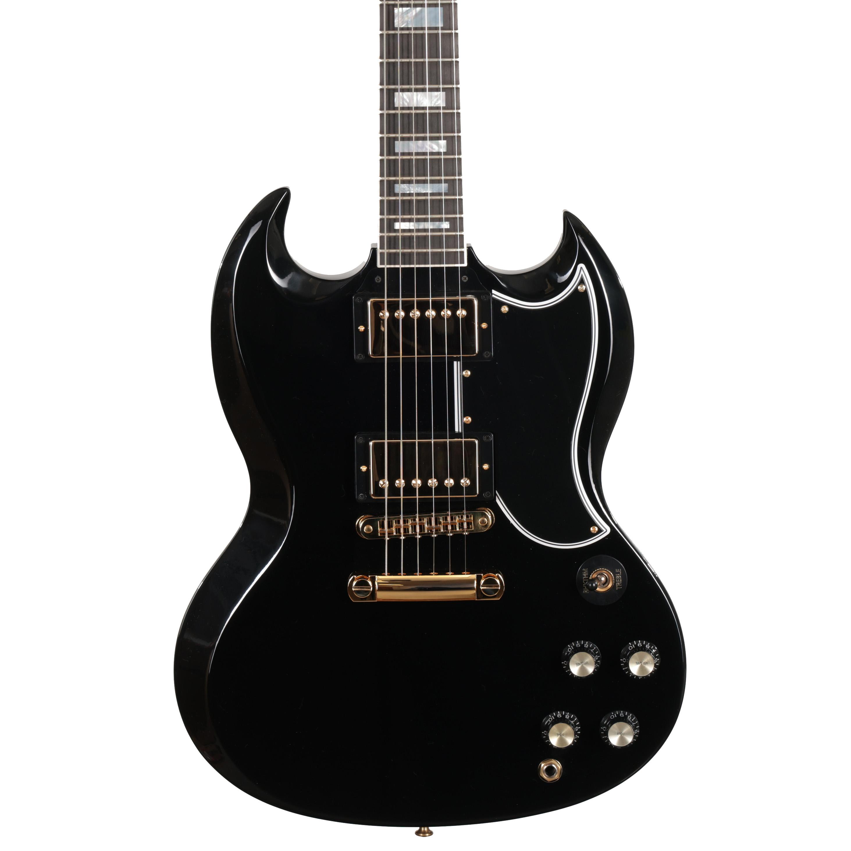 Gibson Custom Shop SG Custom 2-Pickup in Ebony Gibson Custom Shop SG Custom 2-Pickup in Ebony