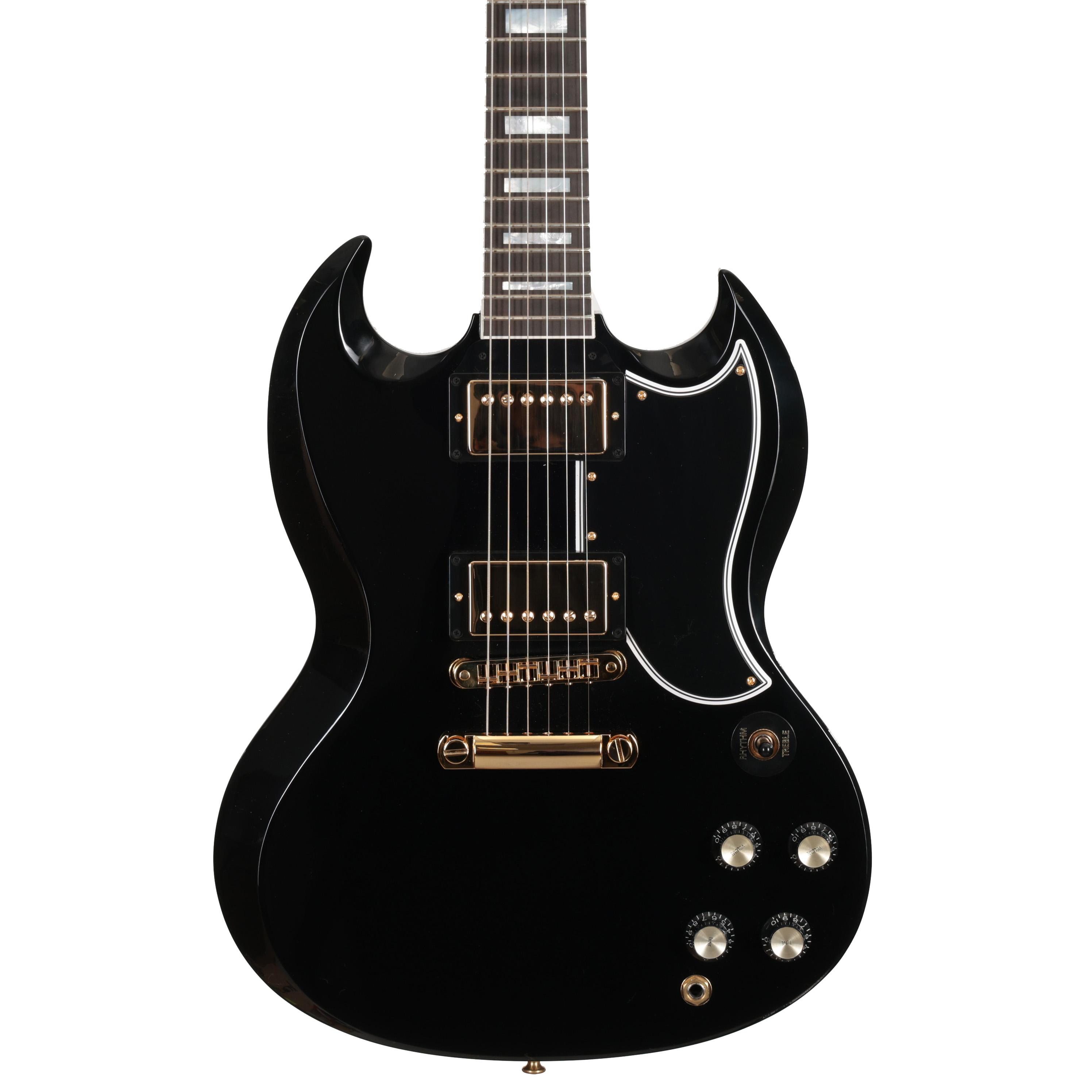 Gibson Custom Shop SG Custom 2-Pickup in Ebony Gibson Custom Shop SG Custom 2-Pickup in Ebony