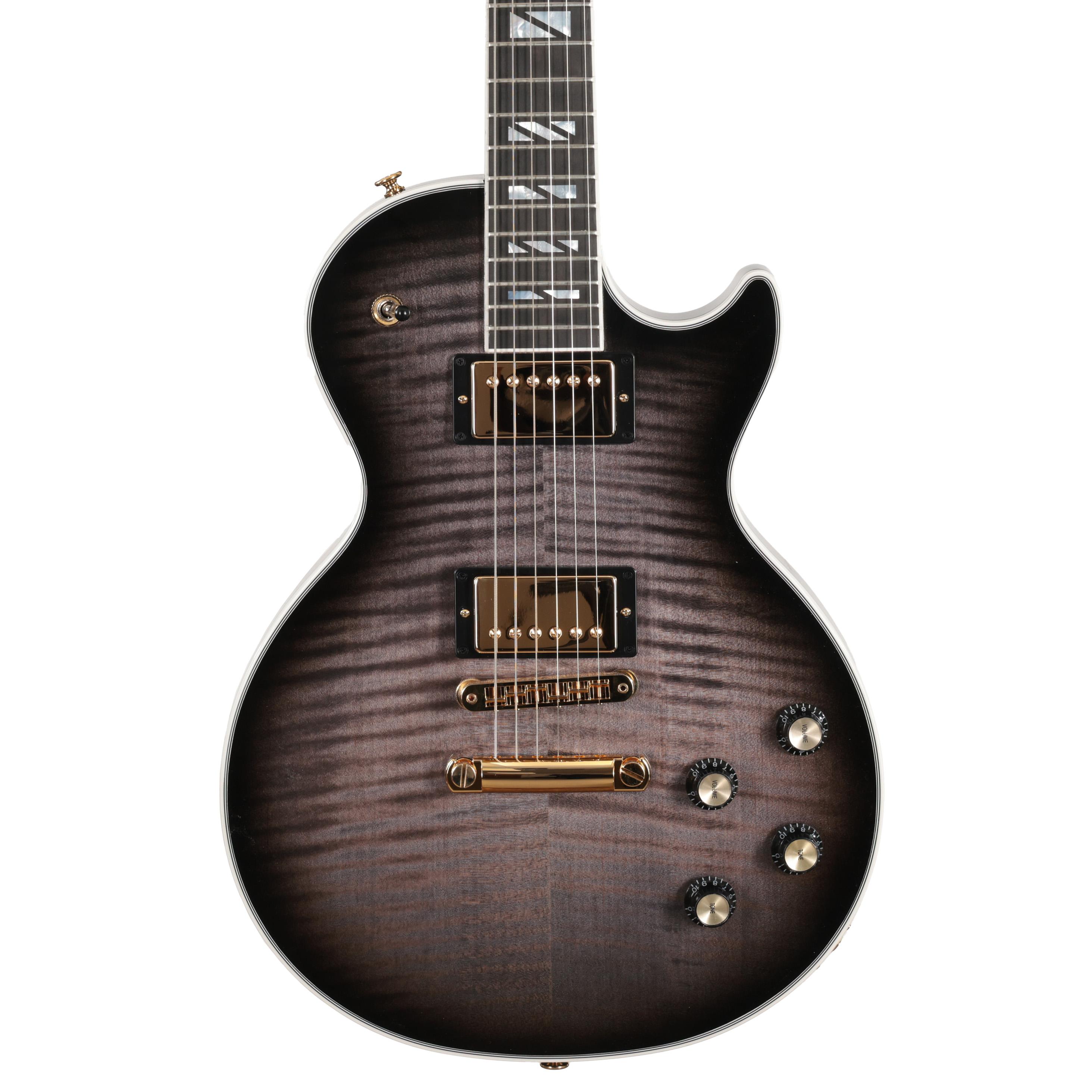 Gibson Les Paul Supreme Electric Guitar in Transparent Ebony Burst