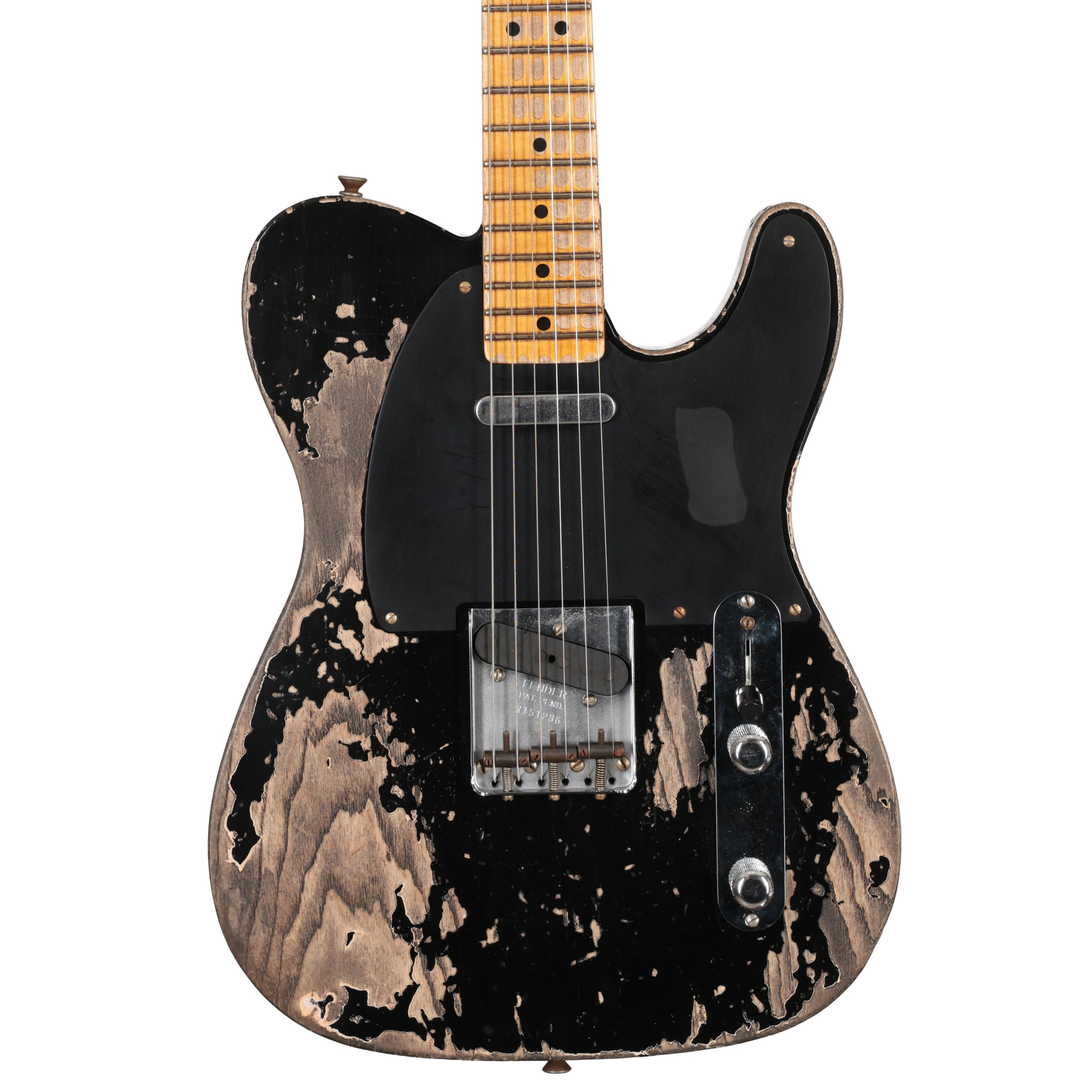 Fender Custom Shop '51 Nocaster in Black Super Heavy Relic