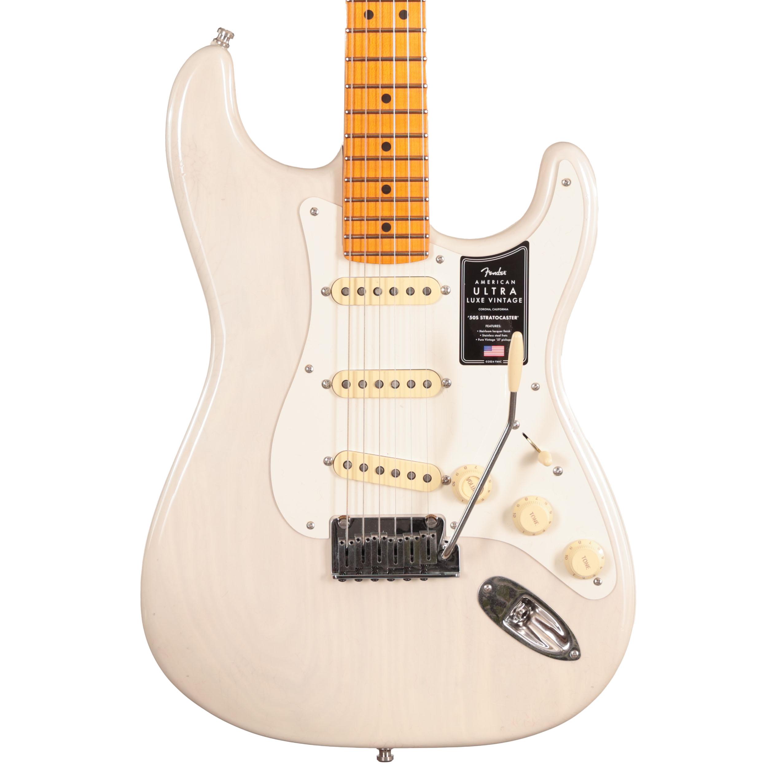 Fender American Ultra Luxe Vintage '50s Stratocaster in White Blonde