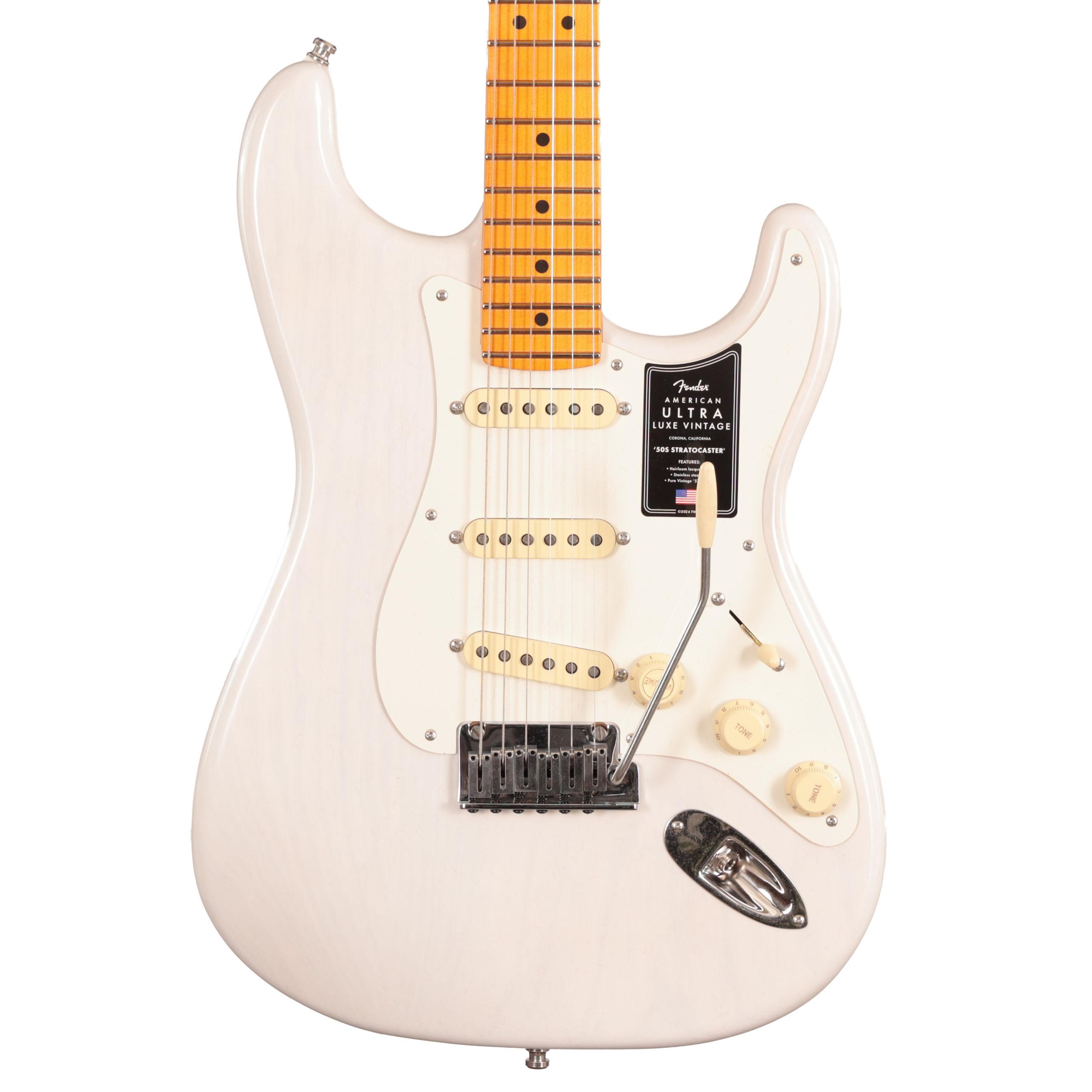 Fender American Ultra Luxe Vintage '50s Stratocaster in White Blonde