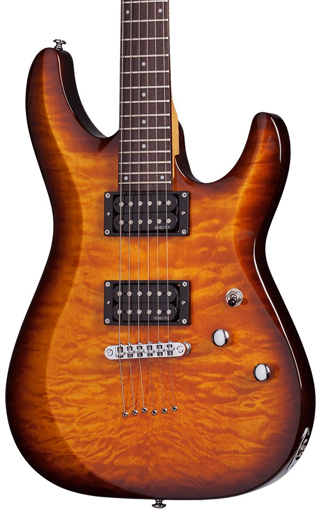 Schecter C-6 Plus Electric Guitar in Vintage Sunburst Schecter C-6 Plus Electric Guitar in Vintage Sunburst