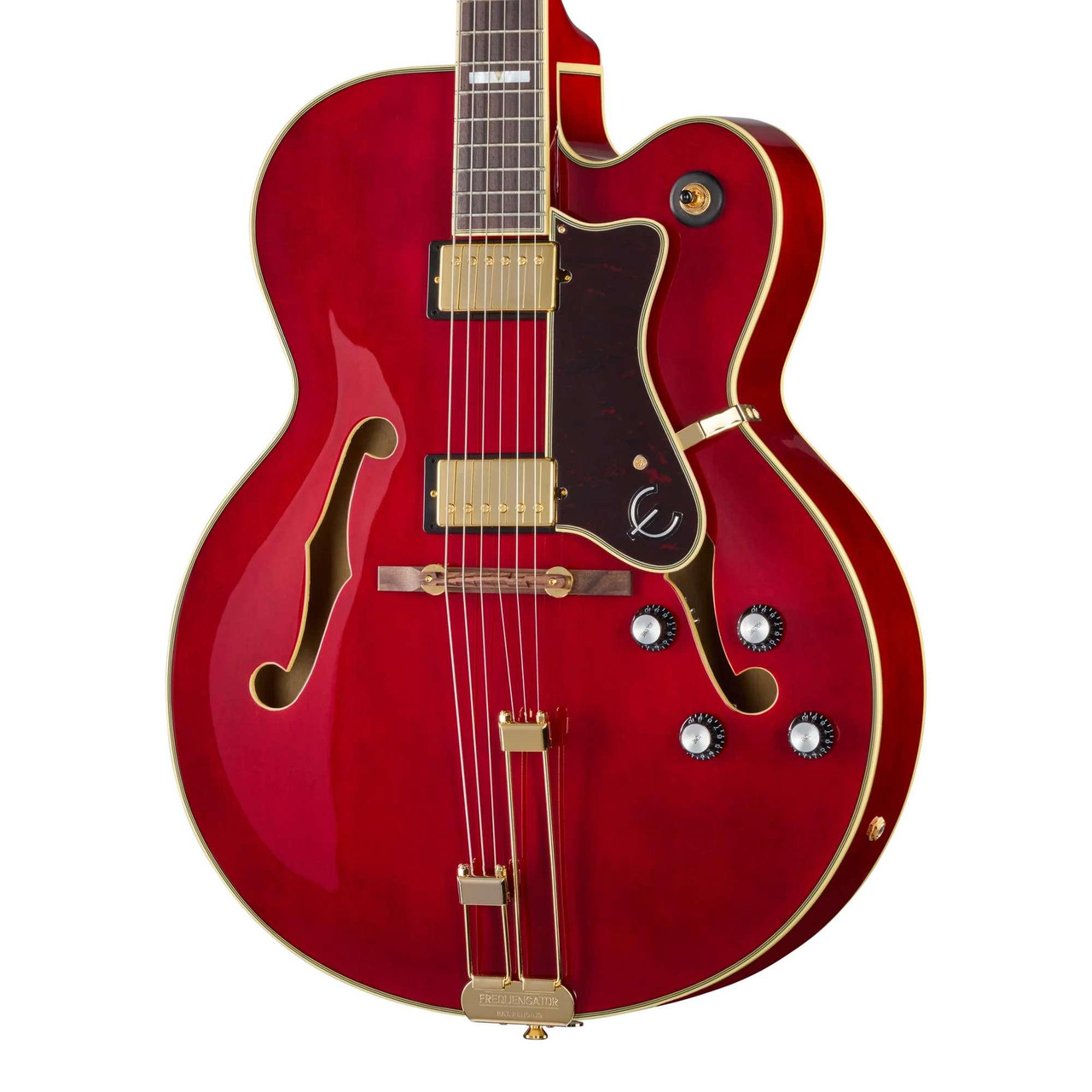 Epiphone Original Broadway Hollow Body Electric Guitar in Wine Red