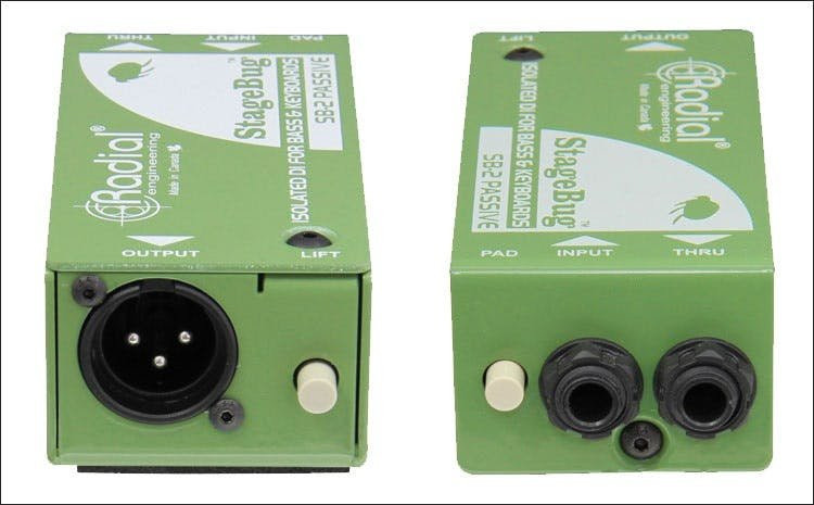 Radial StageBug SB-2 Compact passive DI Box Radial StageBug SB-2 Compact passive DI Box