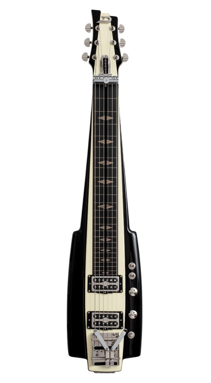 Duesenberg Fairytale Split/King Lap Steel Guitar in Ivory and Black