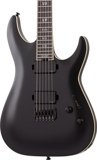 Schecter C-1 SLS Elite Evil Twin in Satin Black - Andertons Music Co.