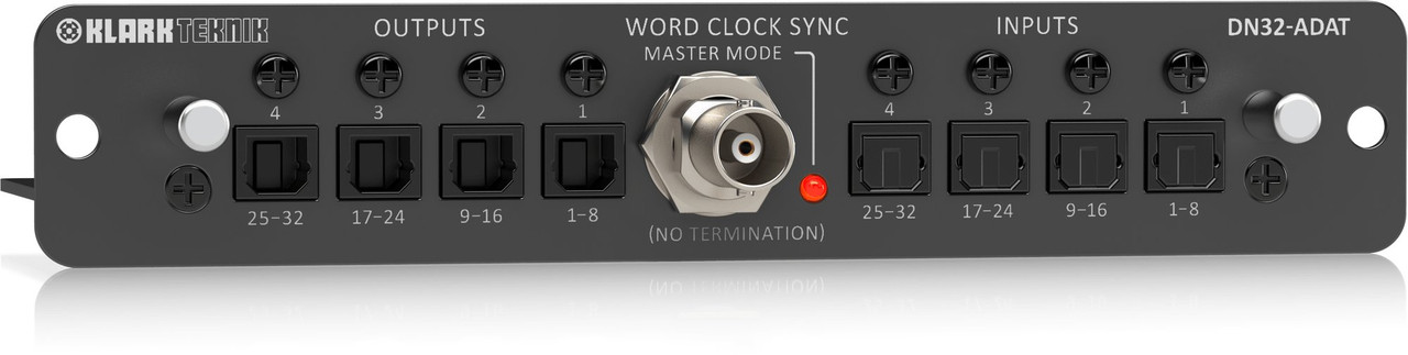 Klark Teknik DN32-ADAT ADAT Expansion Module with up to 32 Record/Playback-Channels