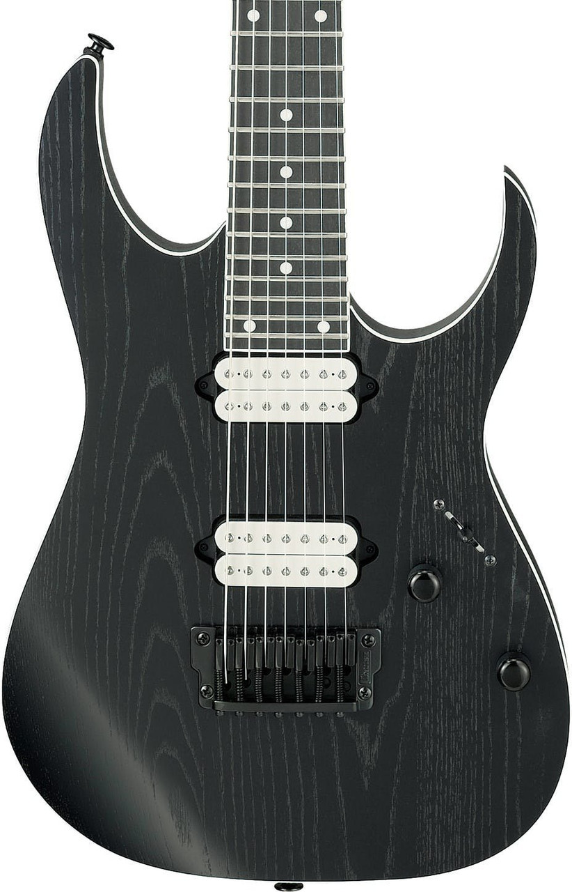 Ibanez RG7420EX-BKF 7-String Electric Guitar in Black Flat