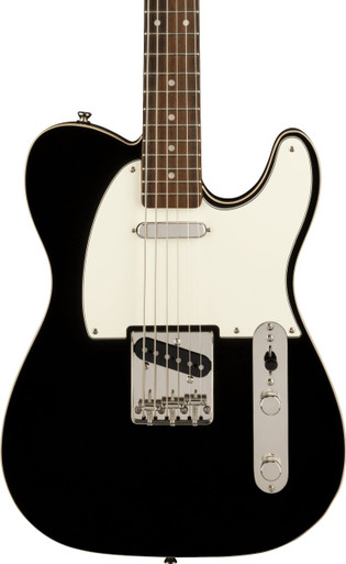 Squier Classic Vibe Baritone Custom Telecaster Electric Guitar in Black