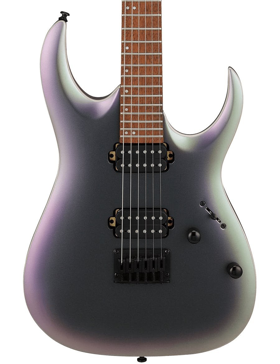 Ibanez RGA Series Electric Guitar in Black Aurora Burst Matte