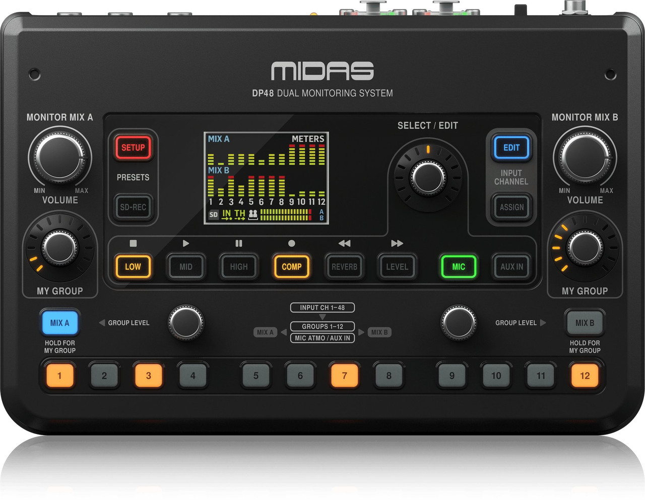 Midas DP48 Dual 48 Channel Personal Monitor Mixer