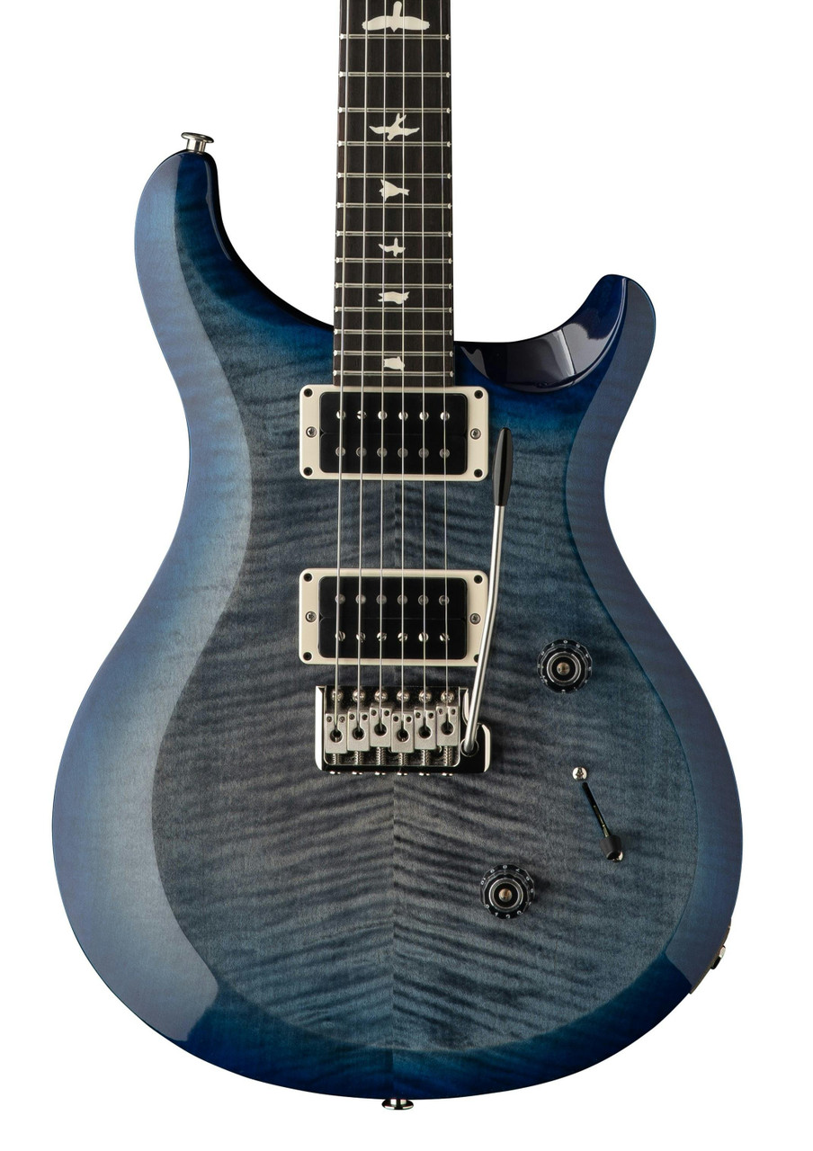 PRS S2 Custom 24 Electric Guitar in Faded Gray Black Blue Burst PRS S2 Custom 24 Electric Guitar in Faded Gray Black Blue Burst
