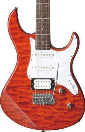 Yamaha Pacifica 212VFM Electric Guitar in Caramel Brown