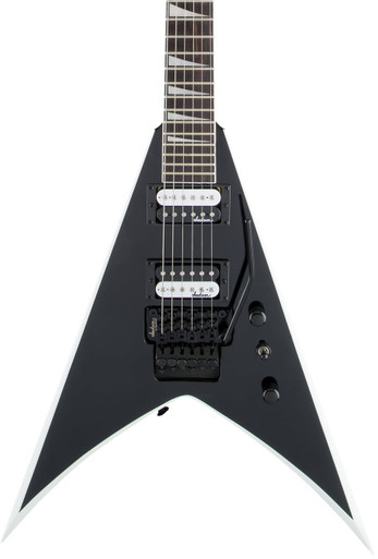 Jackson Guitar JS32 King V in Black with White Bevels and Amaranth
