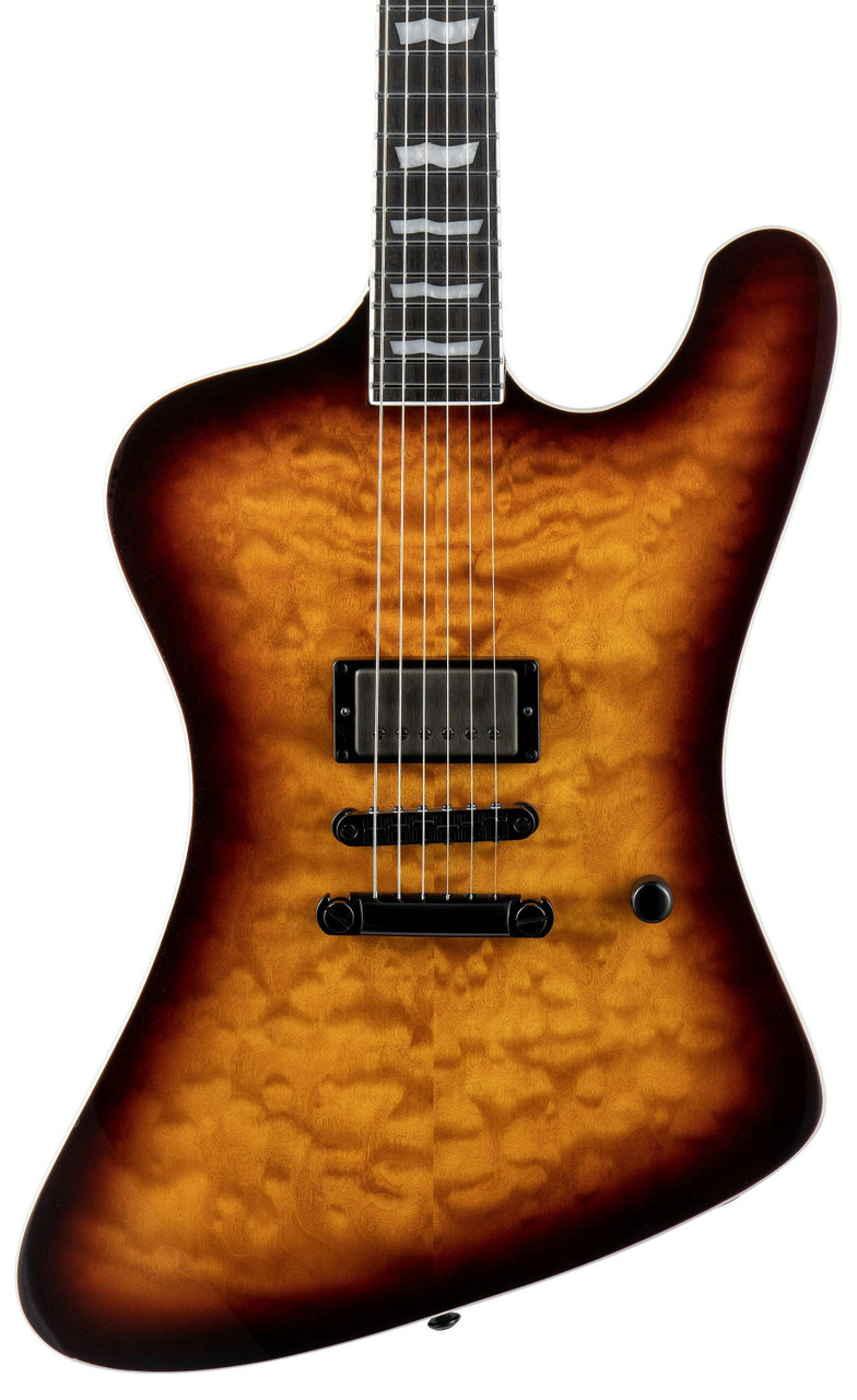 ESP LTD Phoenix-1001 QM Electric Guitar in Tobacco Sunburst