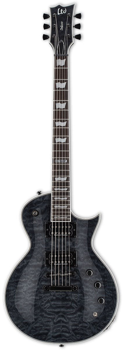 ESP LTD EC-1000 Piezo STBLK in See-Thru Black ESP LTD EC-1000 Piezo STBLK in See-Thru Black
