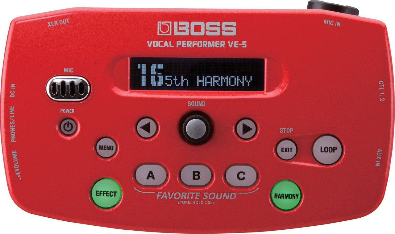 BOSS VE-2 Vocal Harmonist Stomp Box - Andertons Music Co.