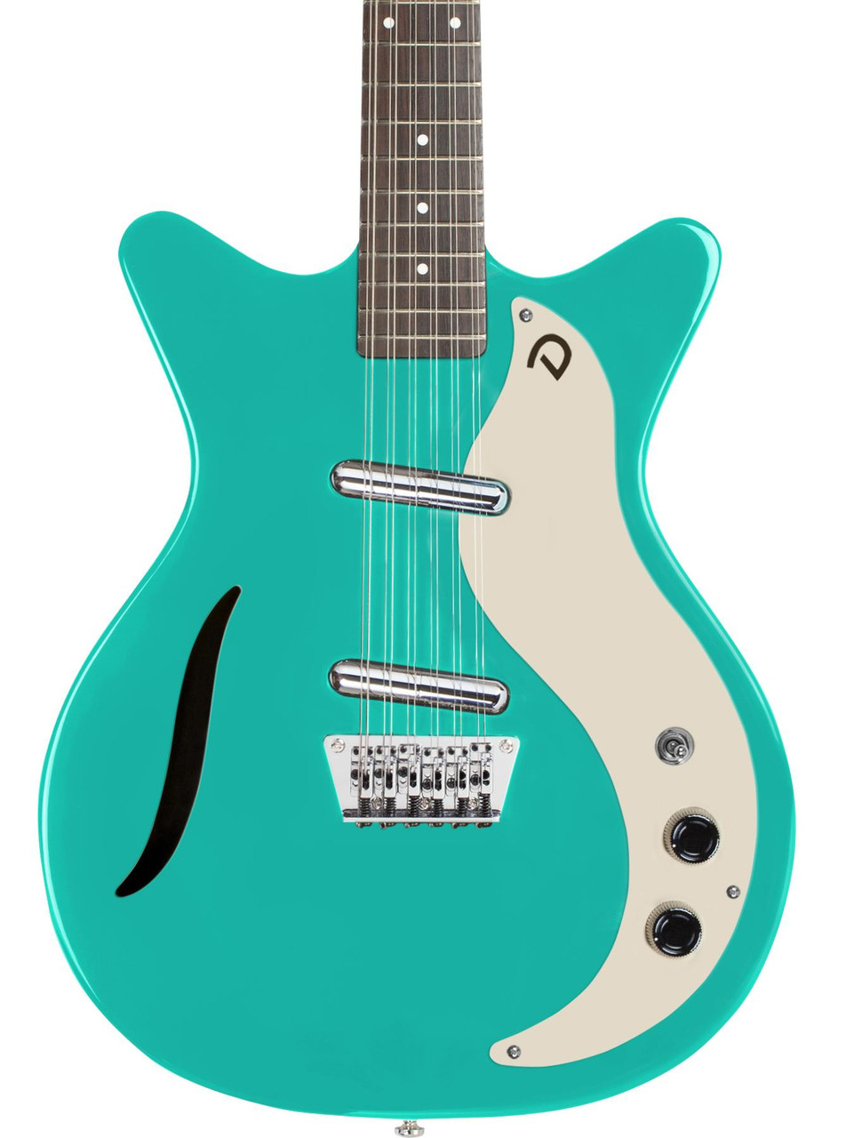 Danelectro Vintage 12-String Electric Guitar in Dark Aqua Danelectro Vintage 12-String Electric Guitar in Dark Aqua