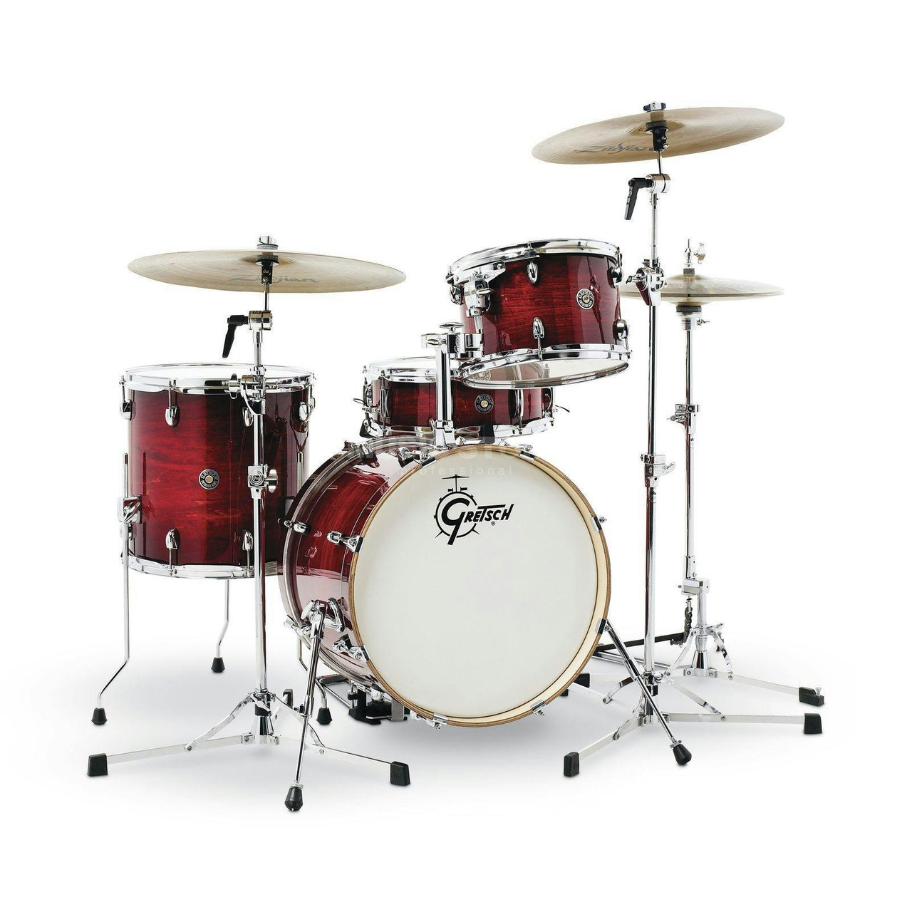 Gretsch Catalina Jazz 18" Acoustic Drum Kit in Gloss Crimson Burst Gretsch Catalina Jazz 18" Acoustic Drum Kit in Gloss Crimson Burst