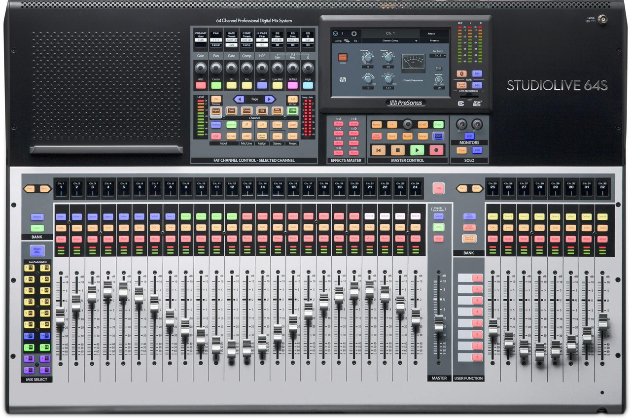 PreSonus StudioLive 64S Digital Mixing Console PreSonus StudioLive 64S Digital Mixing Console