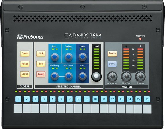 PreSonus EarMix 16M Personal Monitor Mixer PreSonus EarMix 16M Personal Monitor Mixer