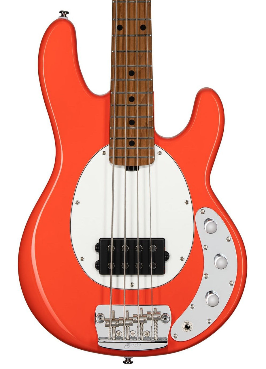 Sterling by Music Man Short Scale RAYSS4 Stingray in Fiesta Red Sterling by Music Man Short Scale RAYSS4 Stingray in Fiesta Red