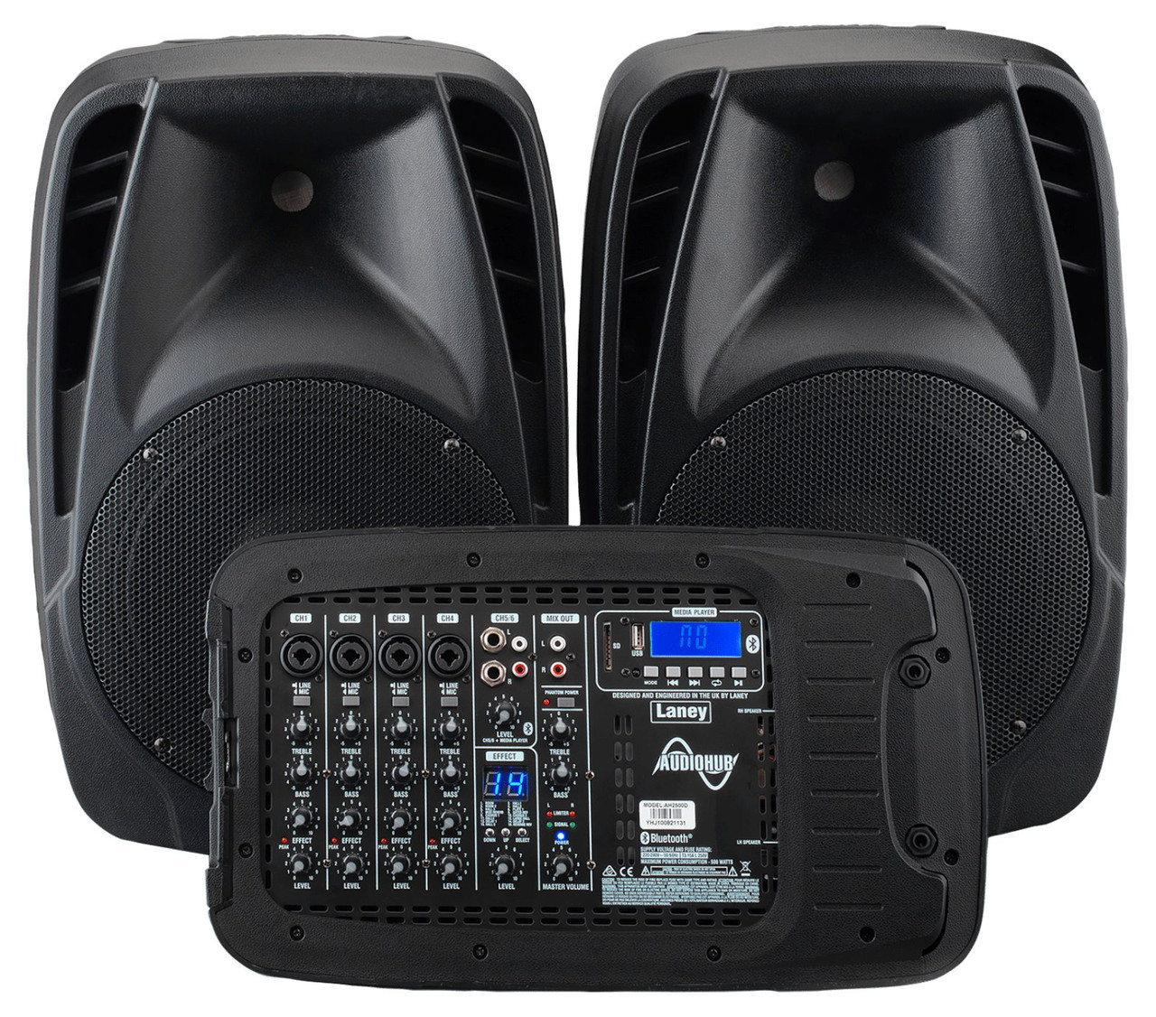 Laney Audiohub AH2500D Powered Portable PA System