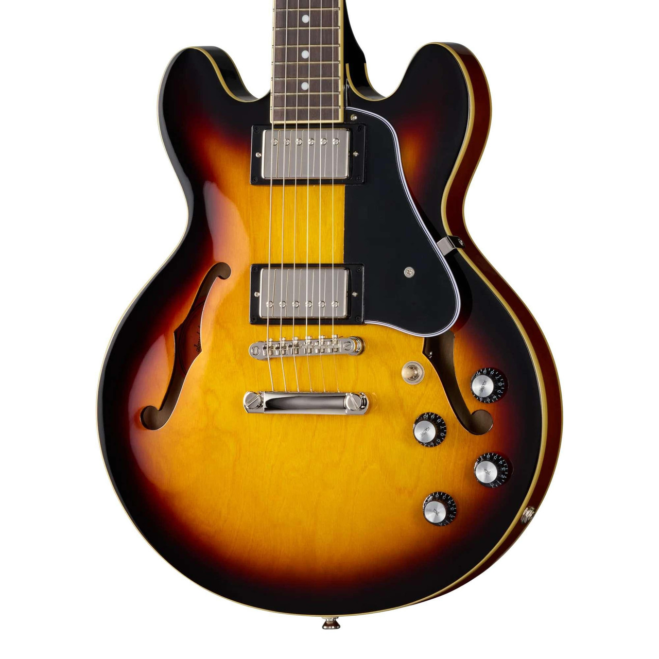 Epiphone Inspired by Gibson ES-339 Semi-Hollow Electric Guitar in Vintage Sunburst Epiphone Inspired by Gibson ES-339 Semi-Hollow Electric Guitar in Vintage Sunburst