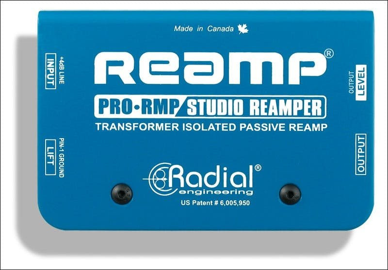 Radial PRO-RMP Passive re-amper- DI box in reserve Radial PRO-RMP Passive re-amper- DI box in reserve